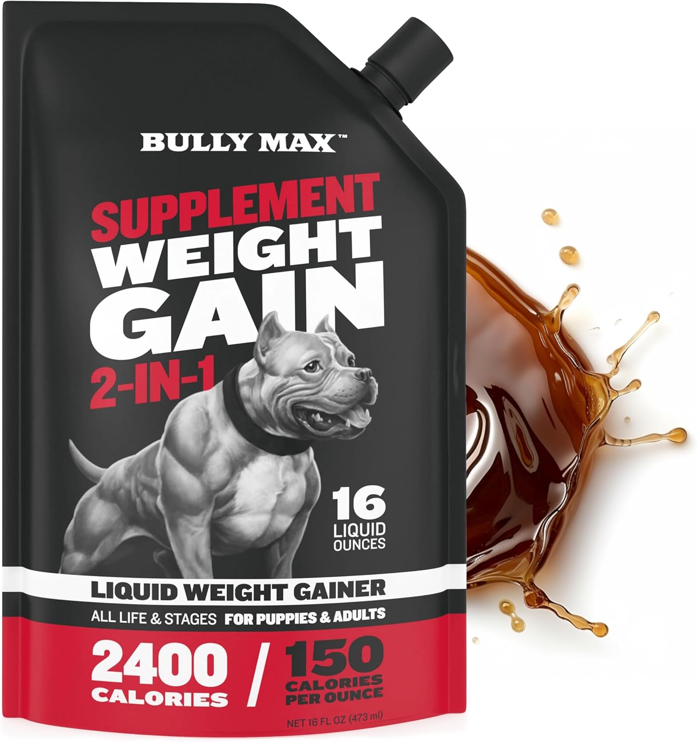 Bully Max Weight Gainer Liquid for Puppi... 2 Bully Max Weight Gainer Liquid for Puppi... - Image 2