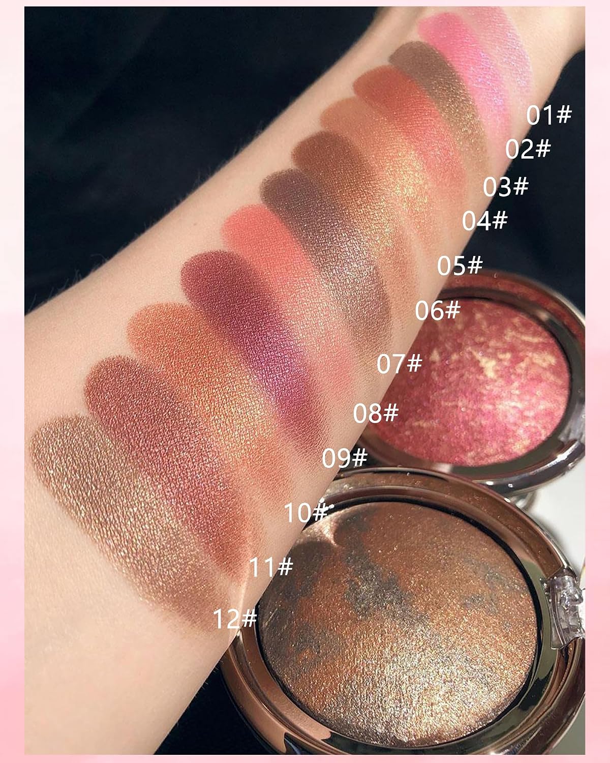 Baked Blush, Blush Powder Palette Blushe... 5 Baked Blush, Blush Powder Palette Blushe... - Image 5