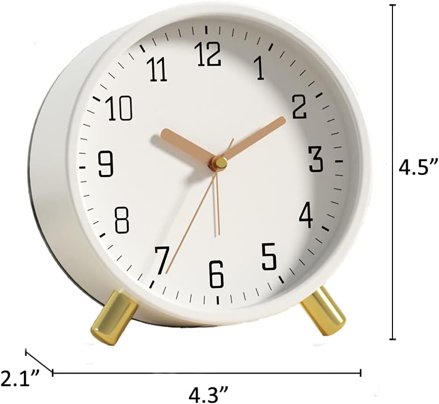 SHISEDECO Small Analog Alarm Clock, Batt... 6 SHISEDECO Small Analog Alarm Clock, Batt... - Image 6
