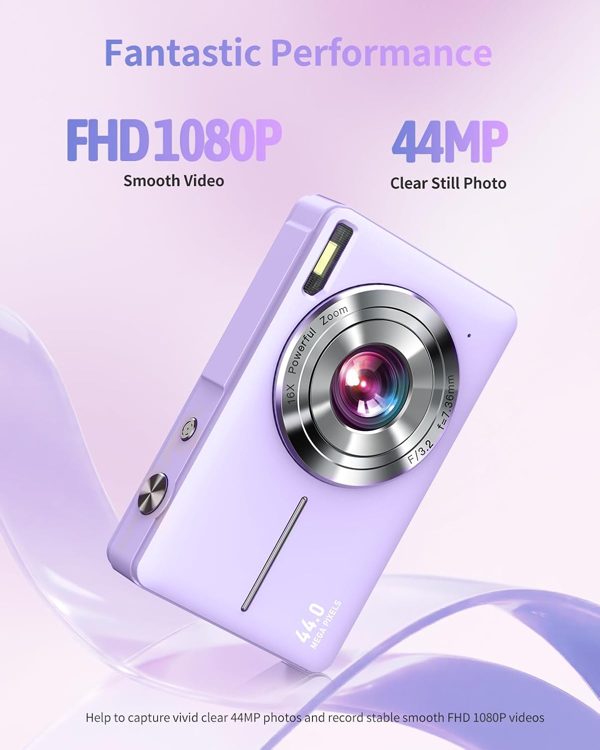 Digital Camera, FHD 1080P Point and Shoo... 3 Digital Camera, FHD 1080P Point and Shoo... - Image 3