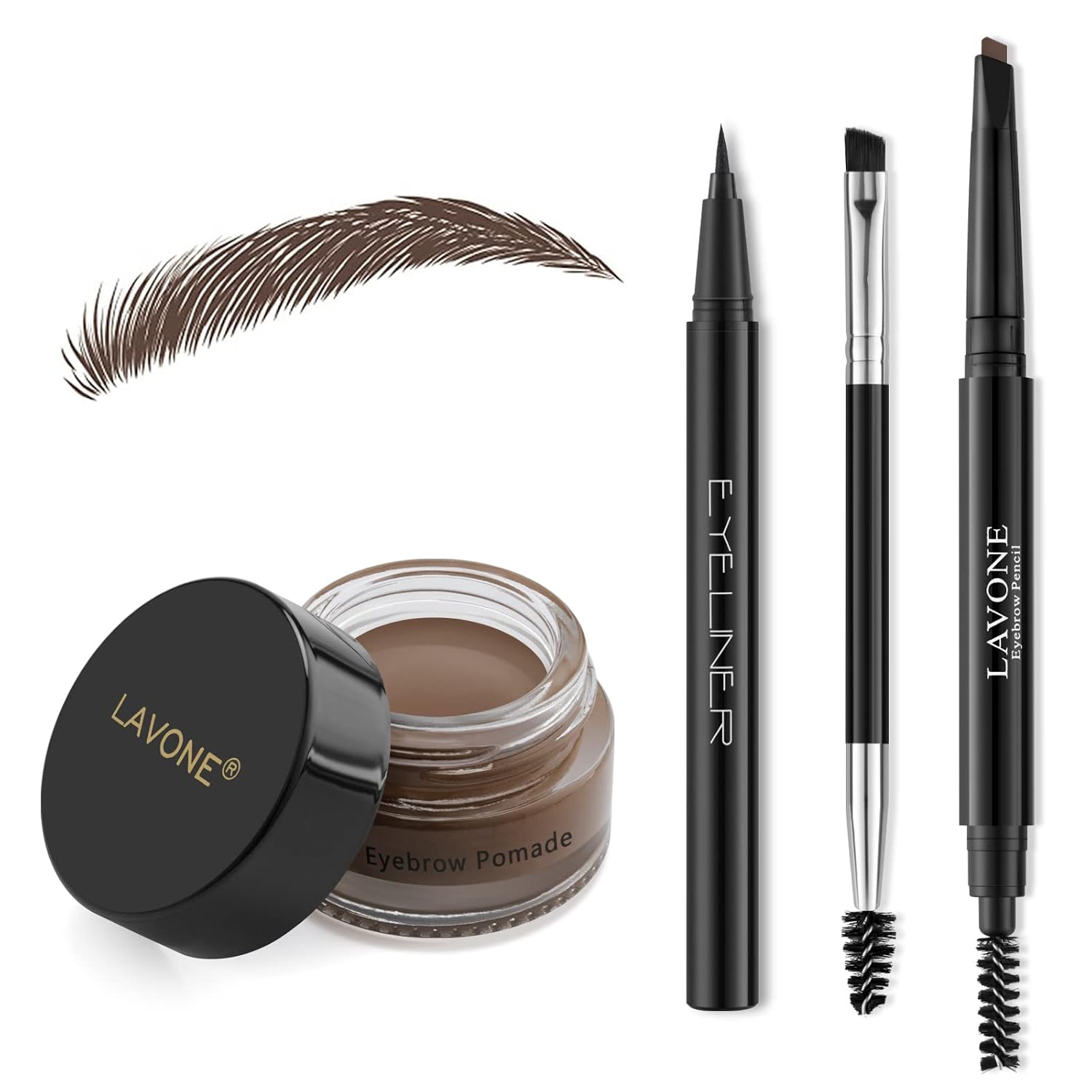 LAVONE Makeup Kit With Eyebrow Stamp Pen... 2 LAVONE Makeup Kit With Eyebrow Stamp Pen... - Image 2
