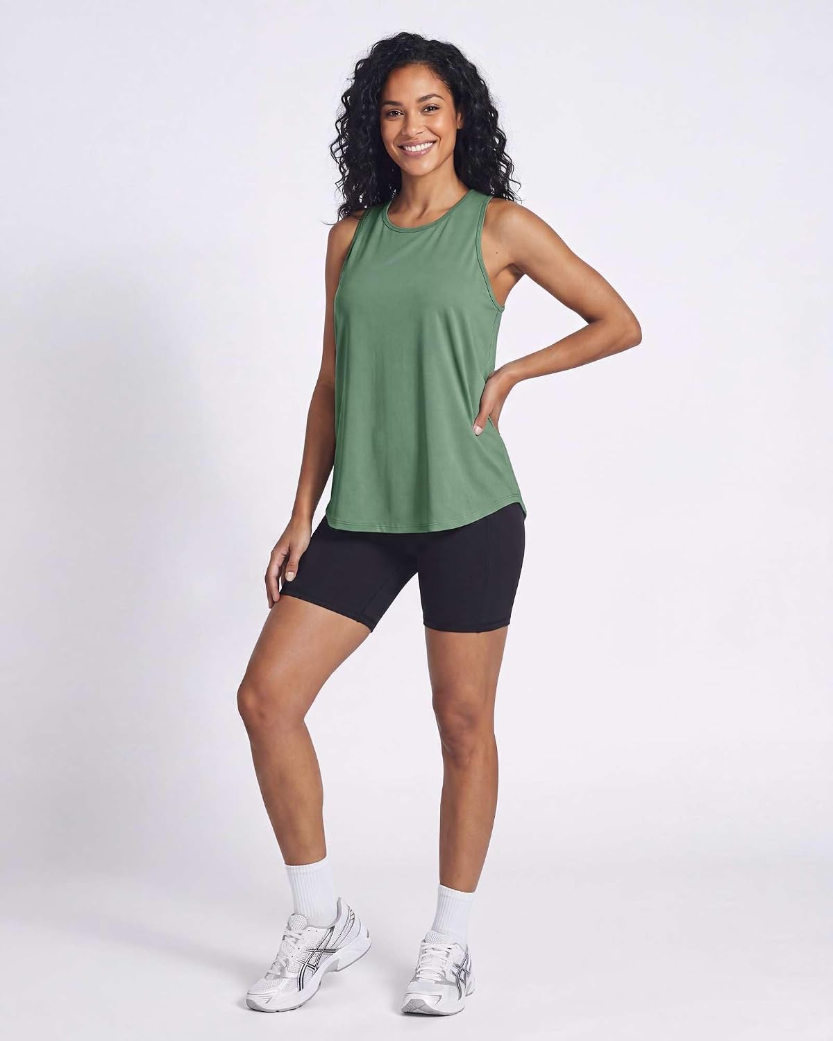 5 Pack Women's Tank Tops Racerback Athle... 3 5 Pack Women's Tank Tops Racerback Athle... - Image 3