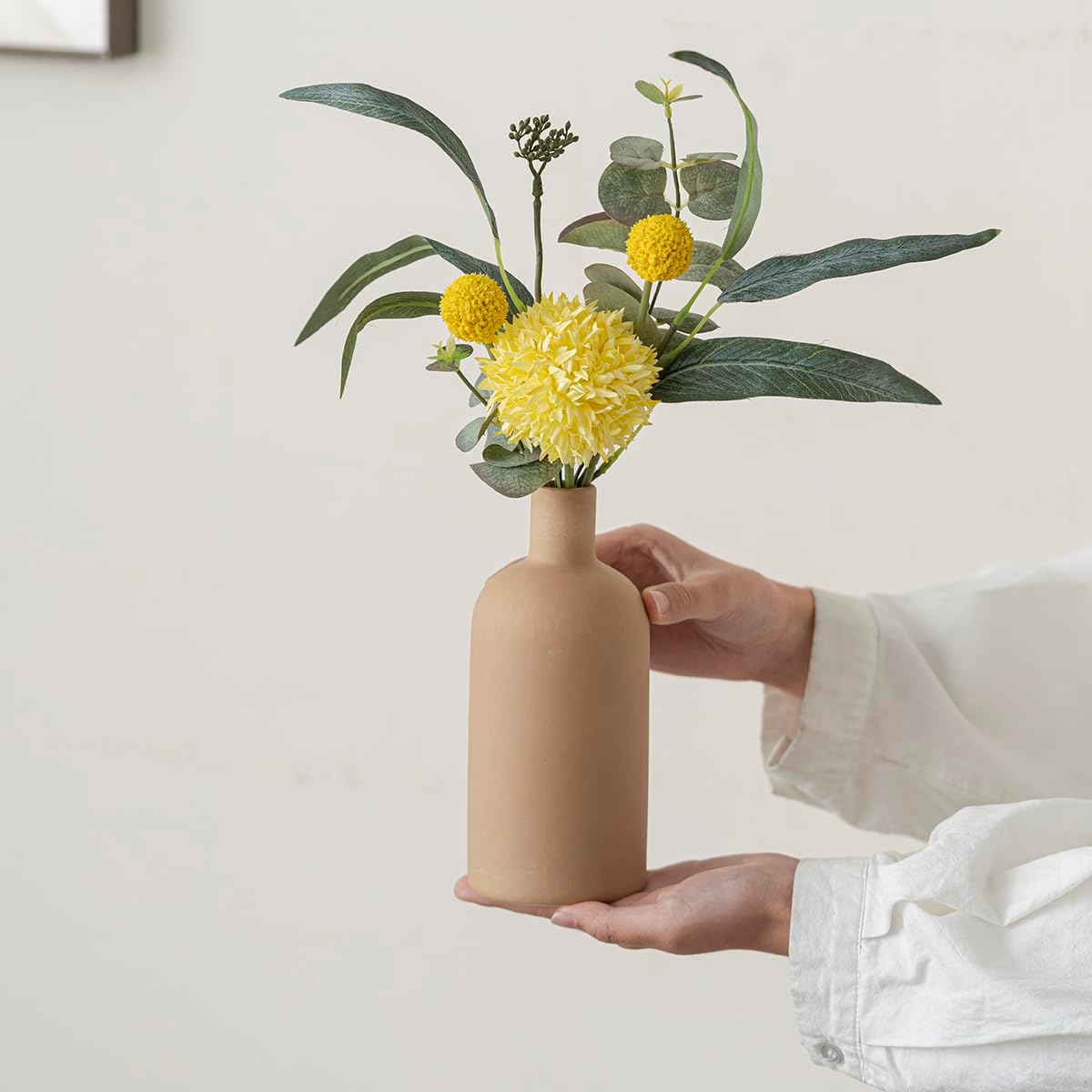 Modern Ceramic Vase Set, Neutral Colors,... 9 Modern Ceramic Vase Set, Neutral Colors,... - Image 9