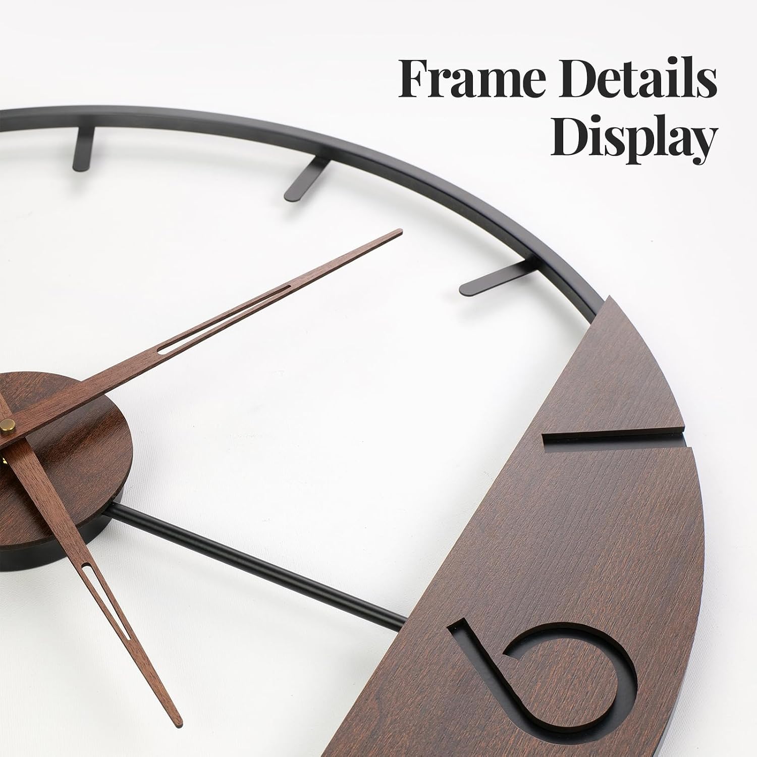 Large Wall Clock 30 Inch, Modern Farmhou... 5 Large Wall Clock 30 Inch, Modern Farmhou... - Image 5