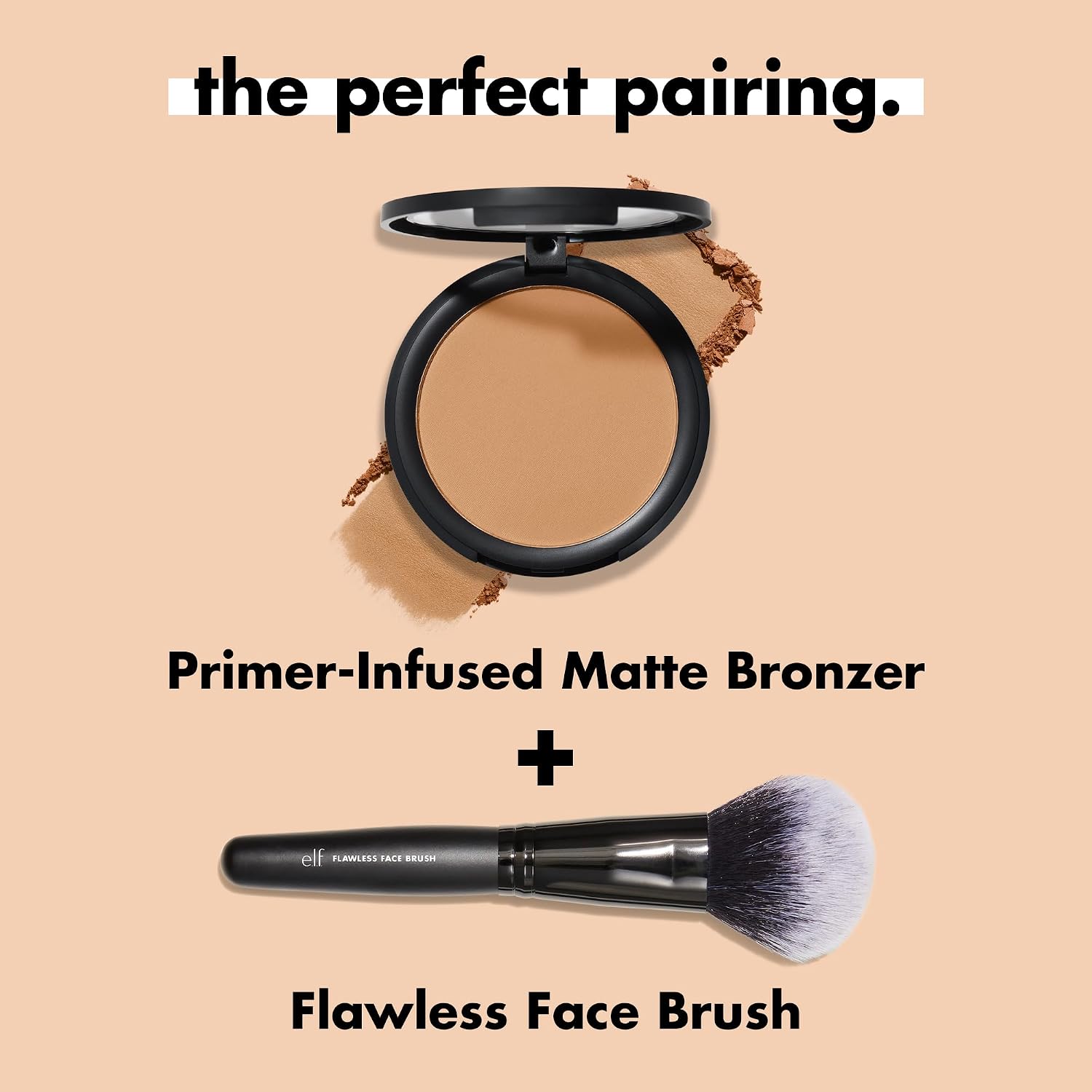 e.l.f. Primer-infused Bronzer, Long-Wear... 8 e.l.f. Primer-infused Bronzer, Long-Wear... - Image 8