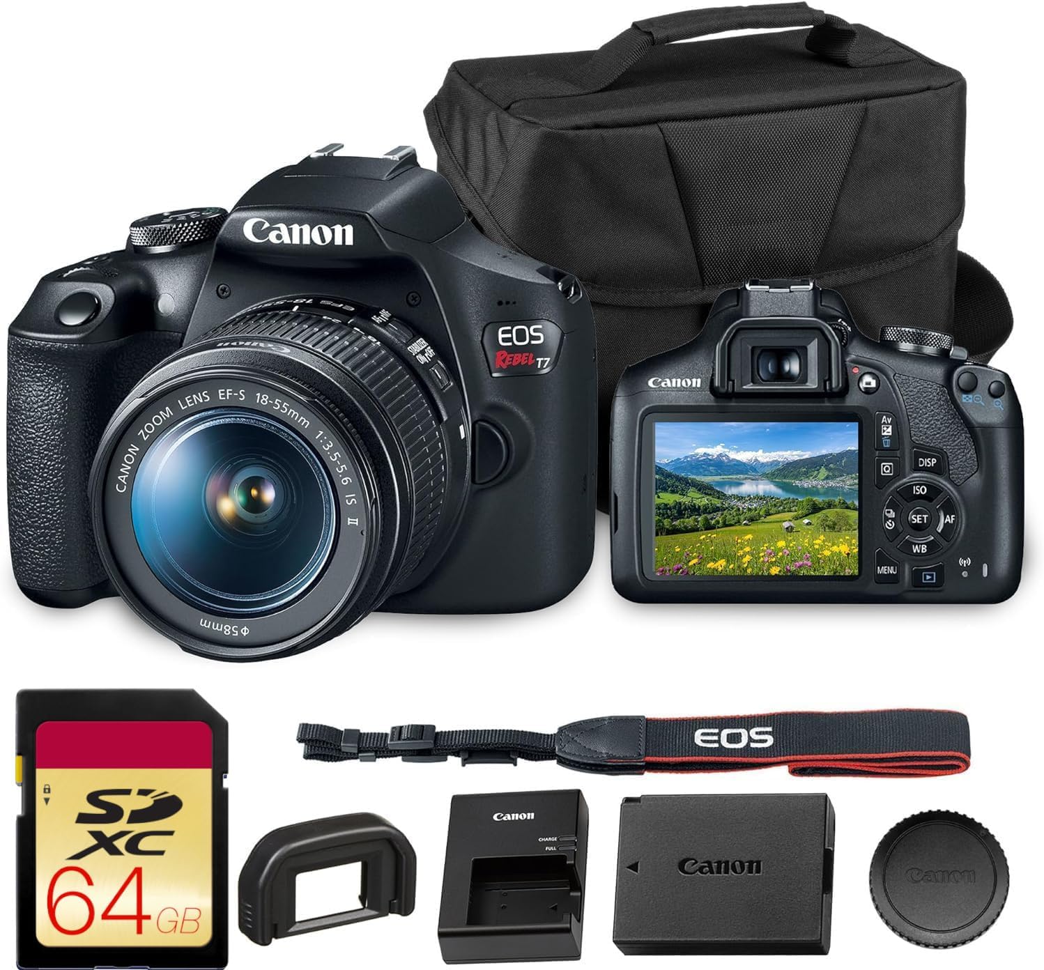 Canon EOS Rebel T7 DSLR Camera with 18-5... 2 Canon EOS Rebel T7 DSLR Camera with 18-5... - Image 2