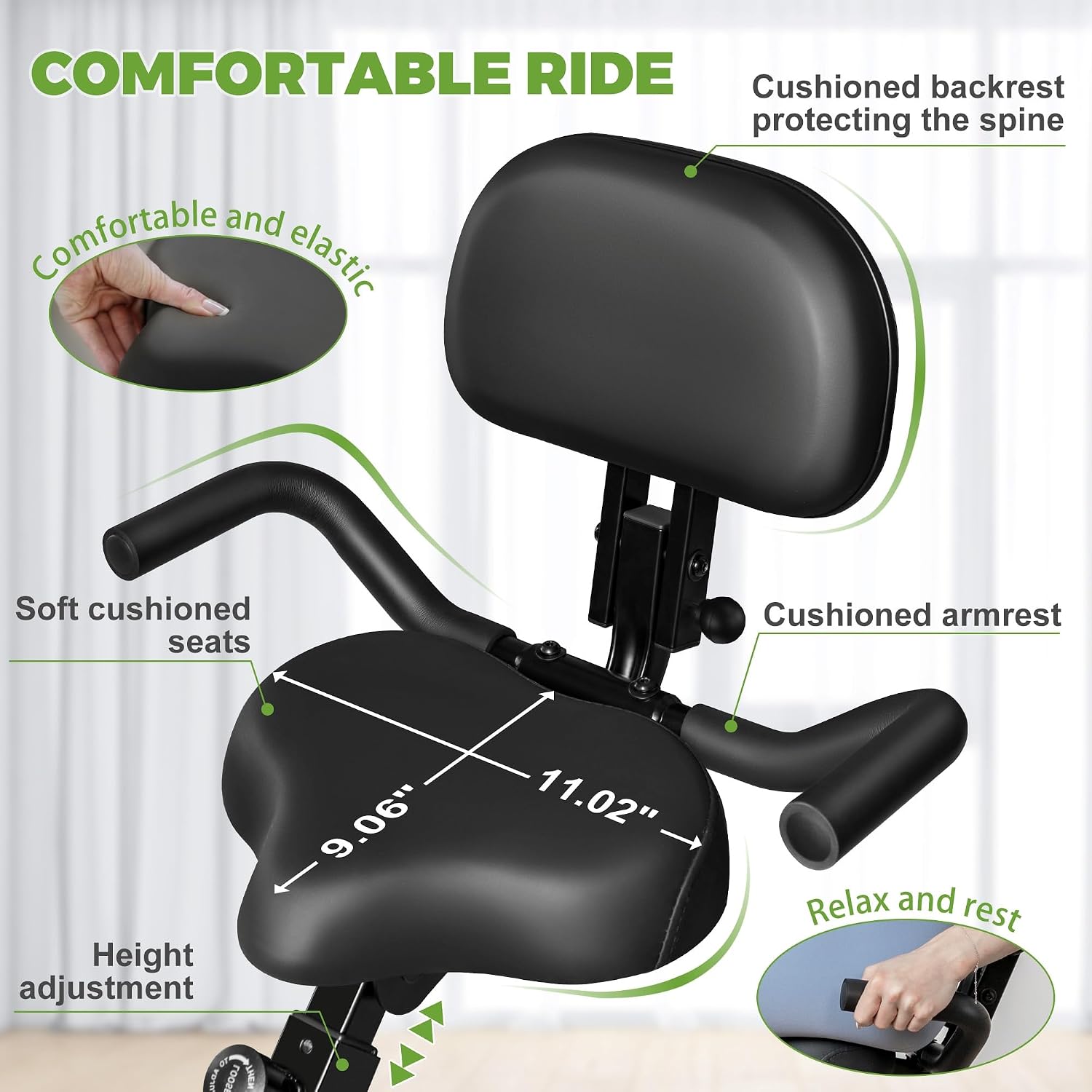 Caromix Folding Exercise Bike, 5 in 1 St... 6 Caromix Folding Exercise Bike, 5 in 1 St... - Image 6