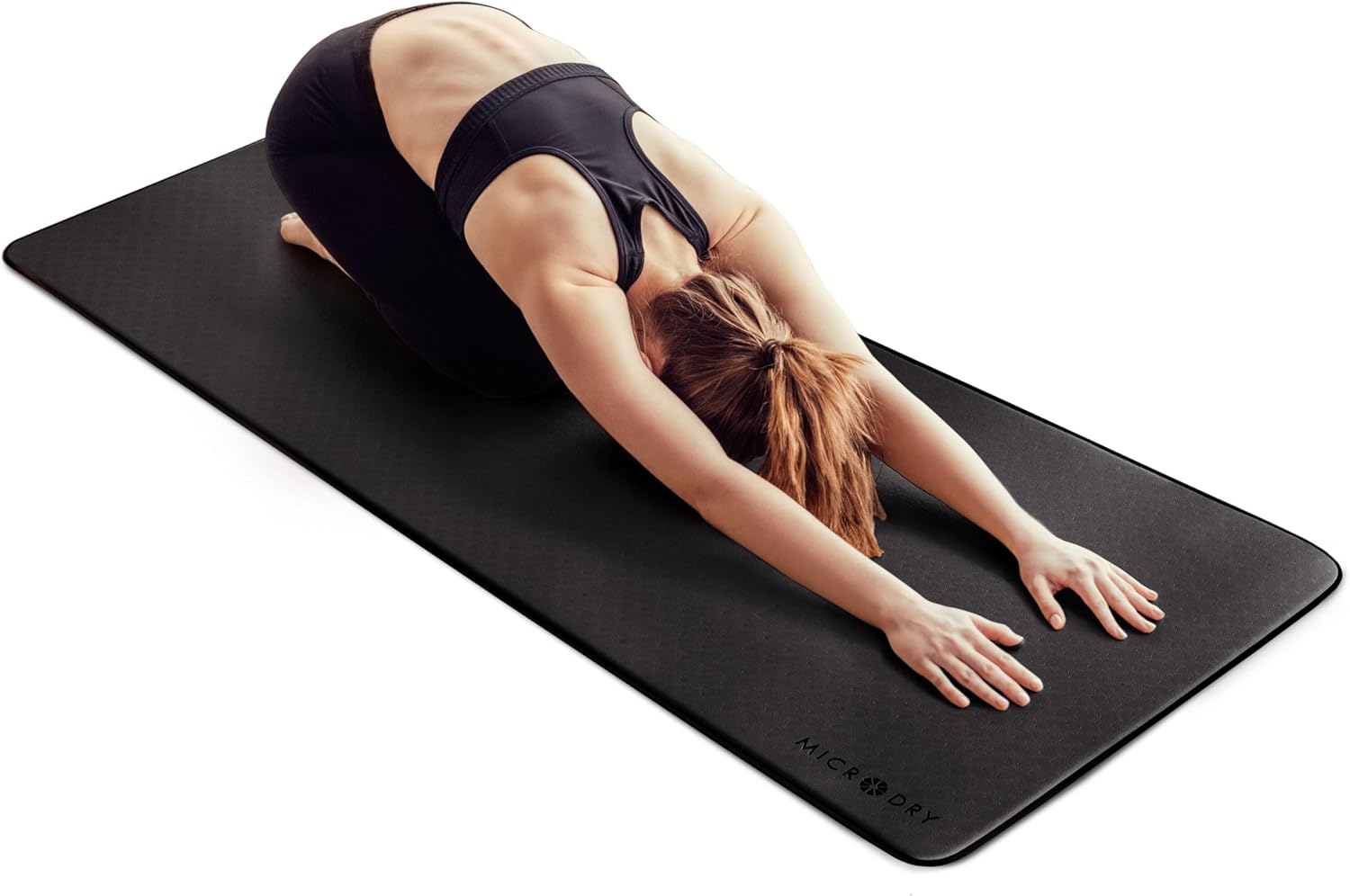 MICRODRY Deluxe Fitness Exercise Yoga Ma... 2 MICRODRY Deluxe Fitness Exercise Yoga Ma... - Image 2