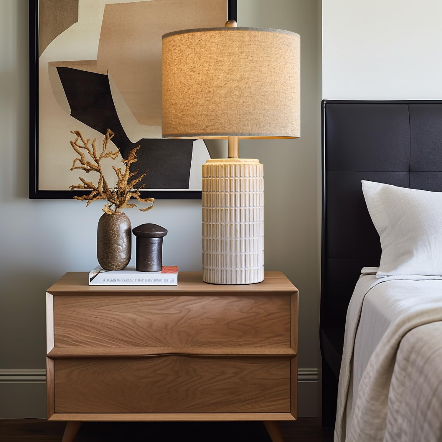 PoKat 23" Modern Ceramic Table Lamp Set ... 7 PoKat 23" Modern Ceramic Table Lamp Set ... - Image 7