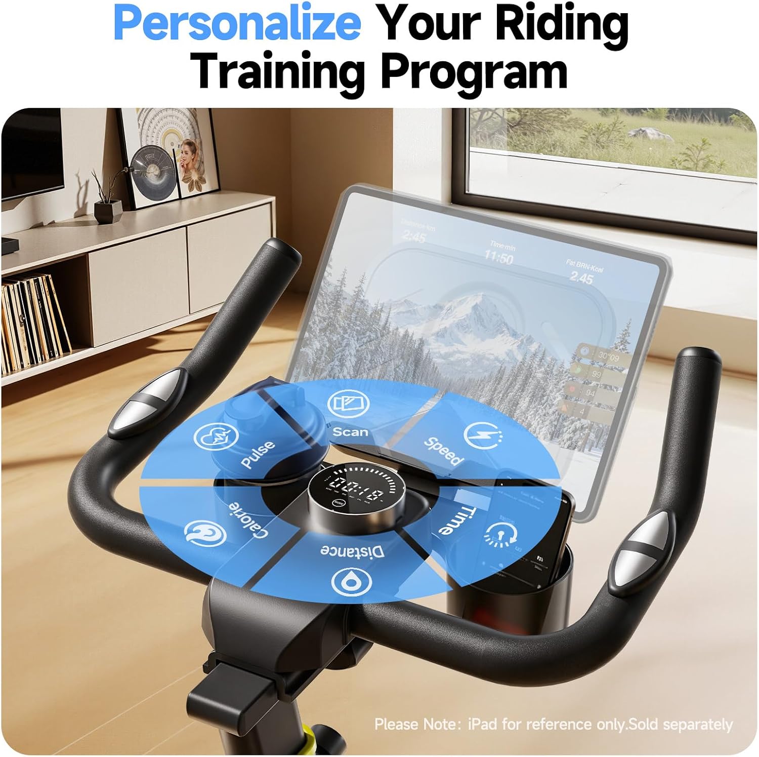YPOO Exercise Bike, Adjustable Magnetic ... 8 YPOO Exercise Bike, Adjustable Magnetic ... - Image 8