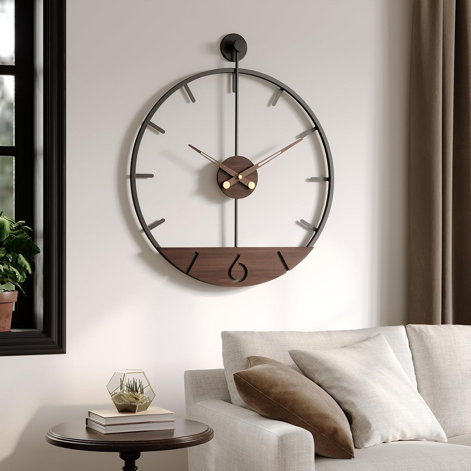 Large Wall Clock 30 Inch, Modern Farmhou... 4 Large Wall Clock 30 Inch, Modern Farmhou... - Image 4