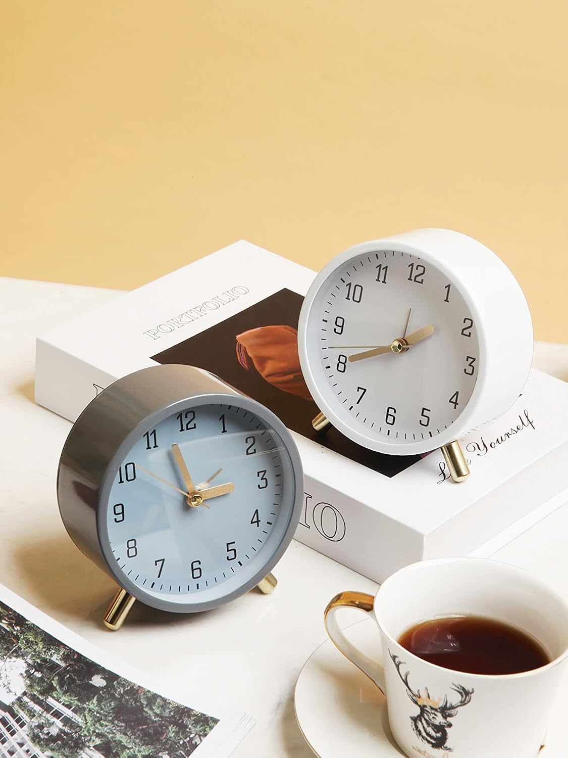 SHISEDECO Small Analog Alarm Clock, Batt... 9 SHISEDECO Small Analog Alarm Clock, Batt... - Image 9