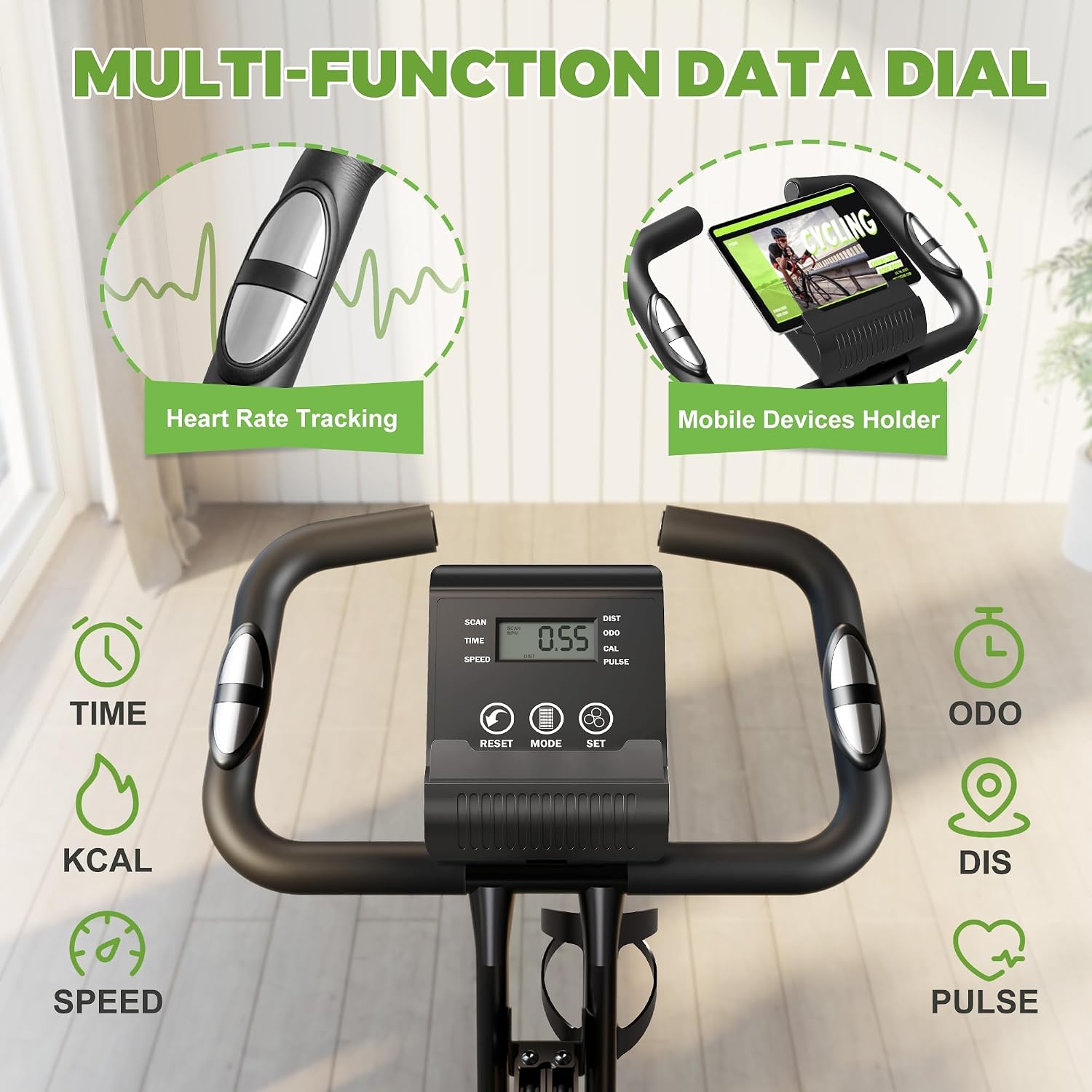 Caromix Folding Exercise Bike, 5 in 1 St... 5 Caromix Folding Exercise Bike, 5 in 1 St... - Image 5