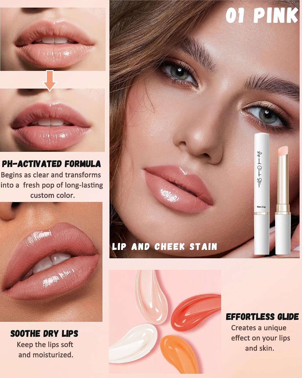 PH Lipstick Color Changing Long Lasting,... 3 PH Lipstick Color Changing Long Lasting,... - Image 3