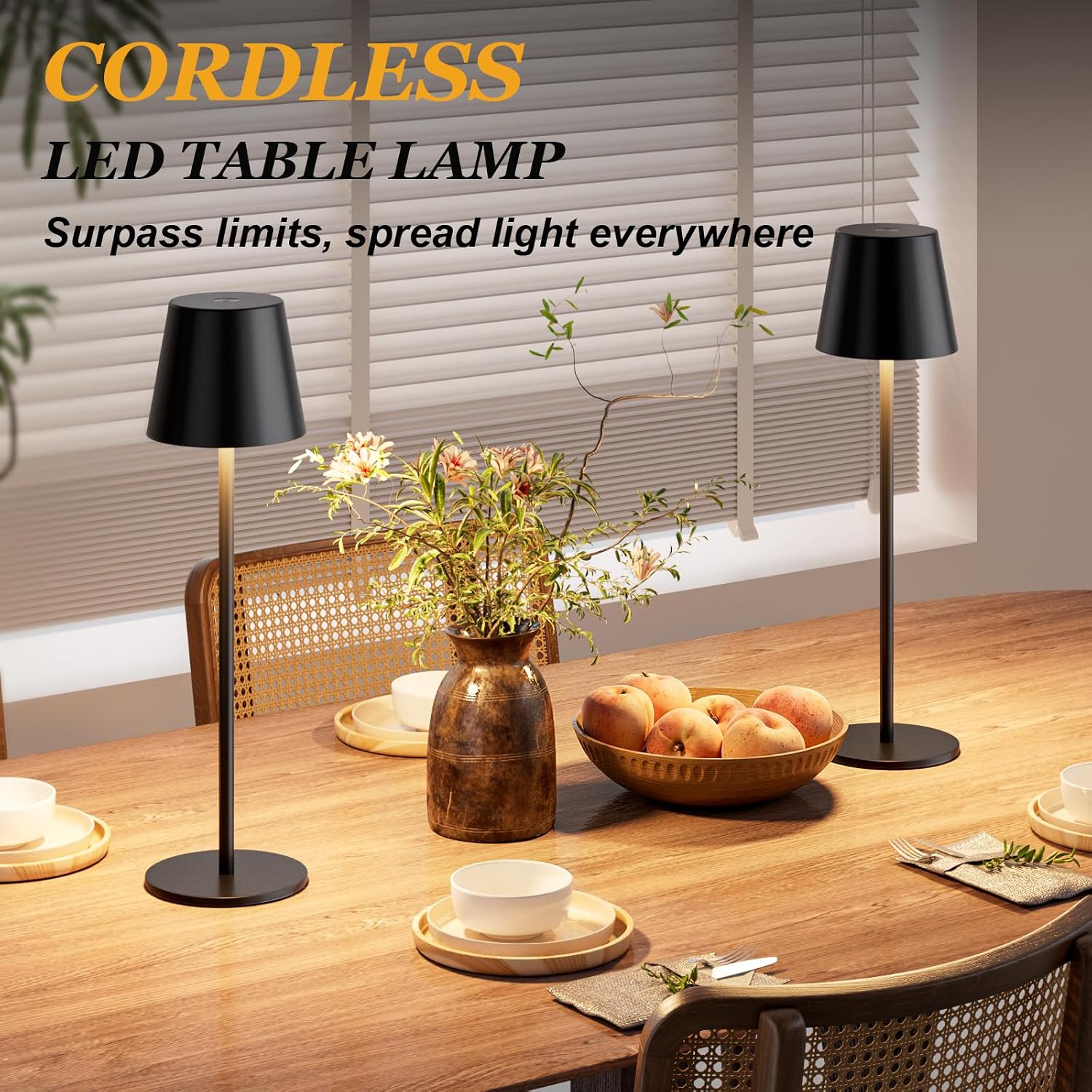 Kakanuo Cordless Table Lamp Rechargeable... 5 Kakanuo Cordless Table Lamp Rechargeable... - Image 5