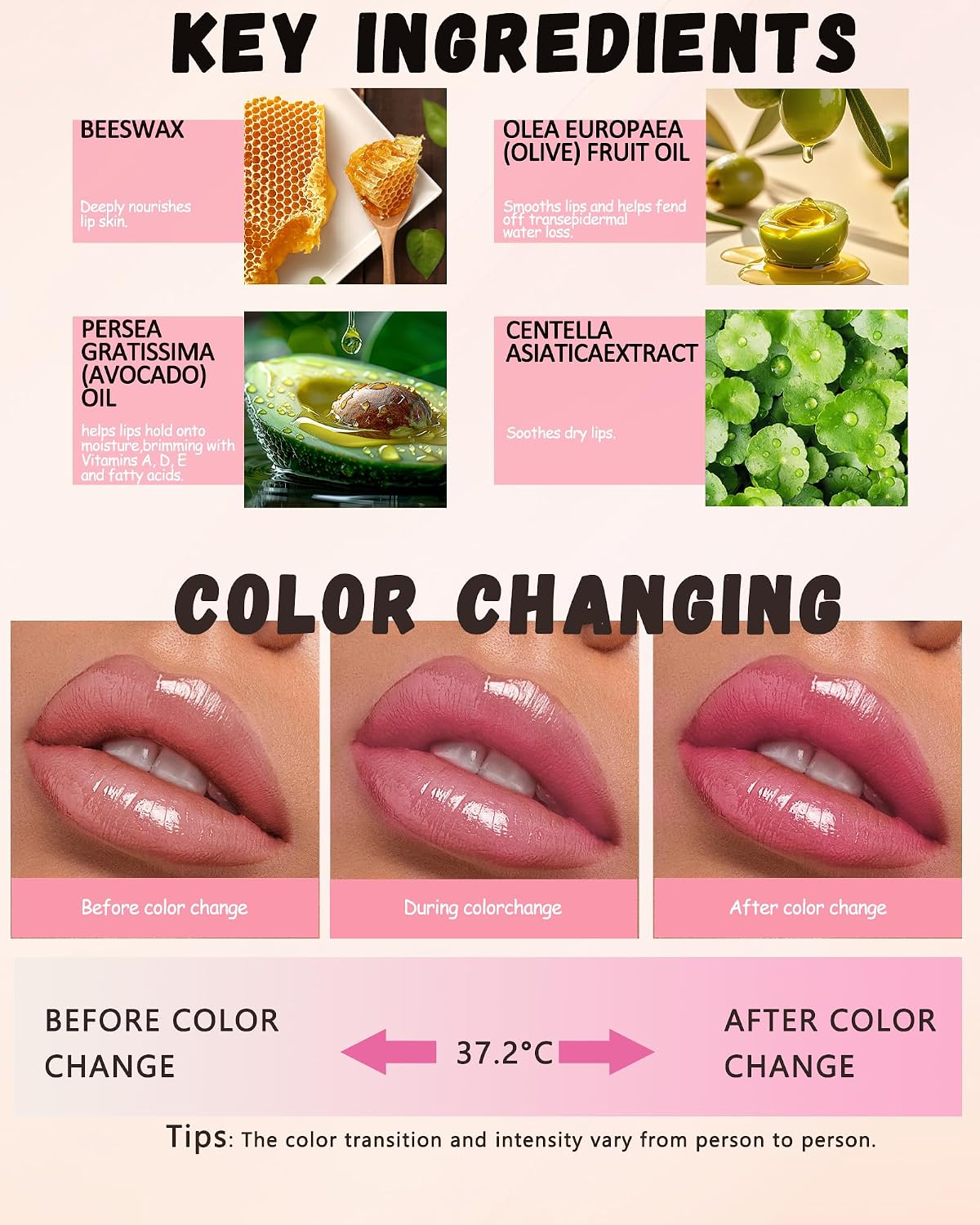 PH Lipstick Color Changing Long Lasting,... 4 PH Lipstick Color Changing Long Lasting,... - Image 4