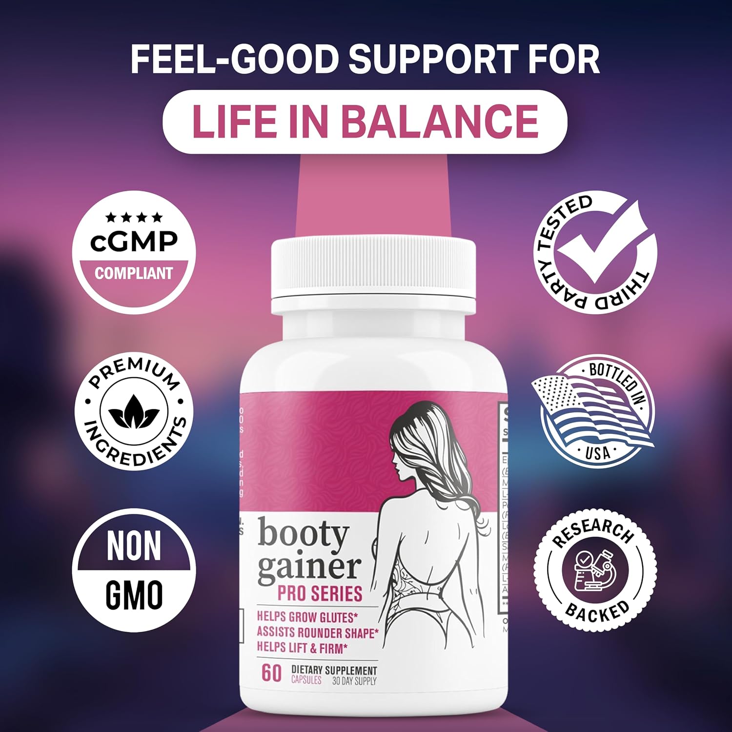 Booty Gainer Pro Series - Weight/Muscle ... 7 Booty Gainer Pro Series - Weight/Muscle ... - Image 7