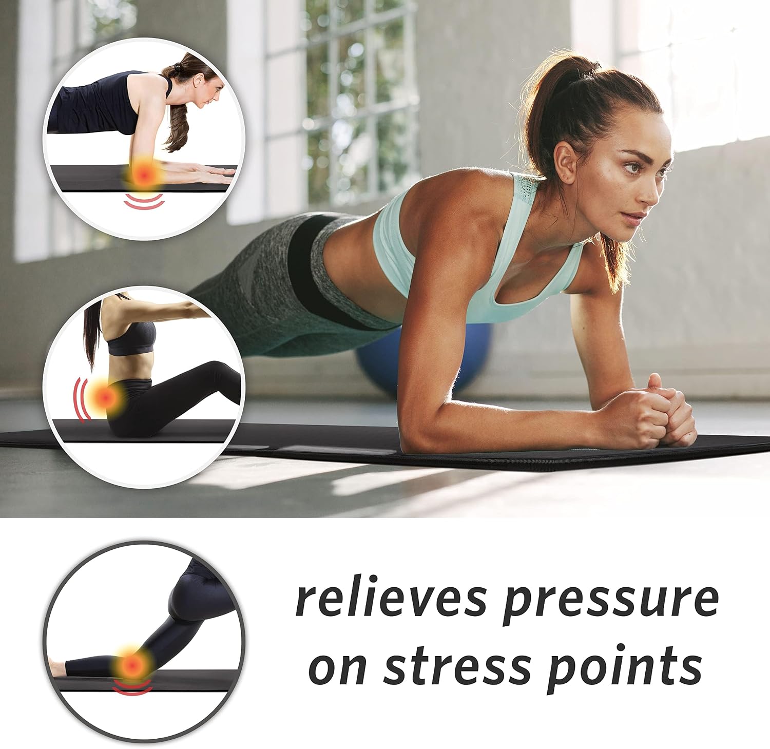 MICRODRY Deluxe Fitness Exercise Yoga Ma... 4 MICRODRY Deluxe Fitness Exercise Yoga Ma... - Image 4