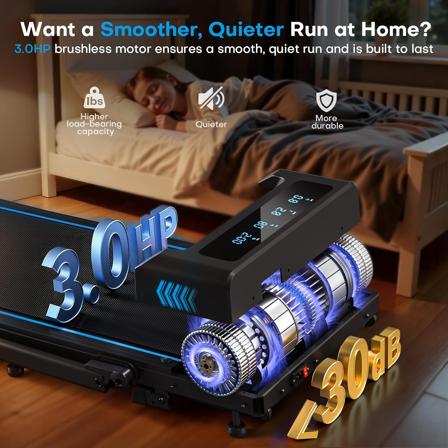 Treadmills for Home, App Compatible, 5 i... 5 Treadmills for Home, App Compatible, 5 i... - Image 5
