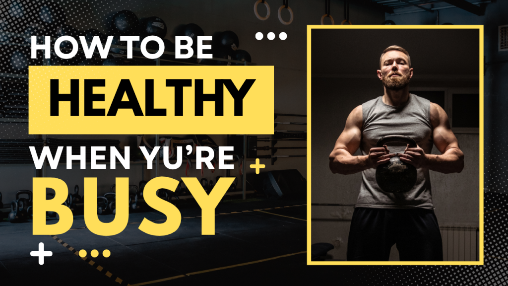 Yellow Black and White Modern Health and Fitness YouTube Thumbnail