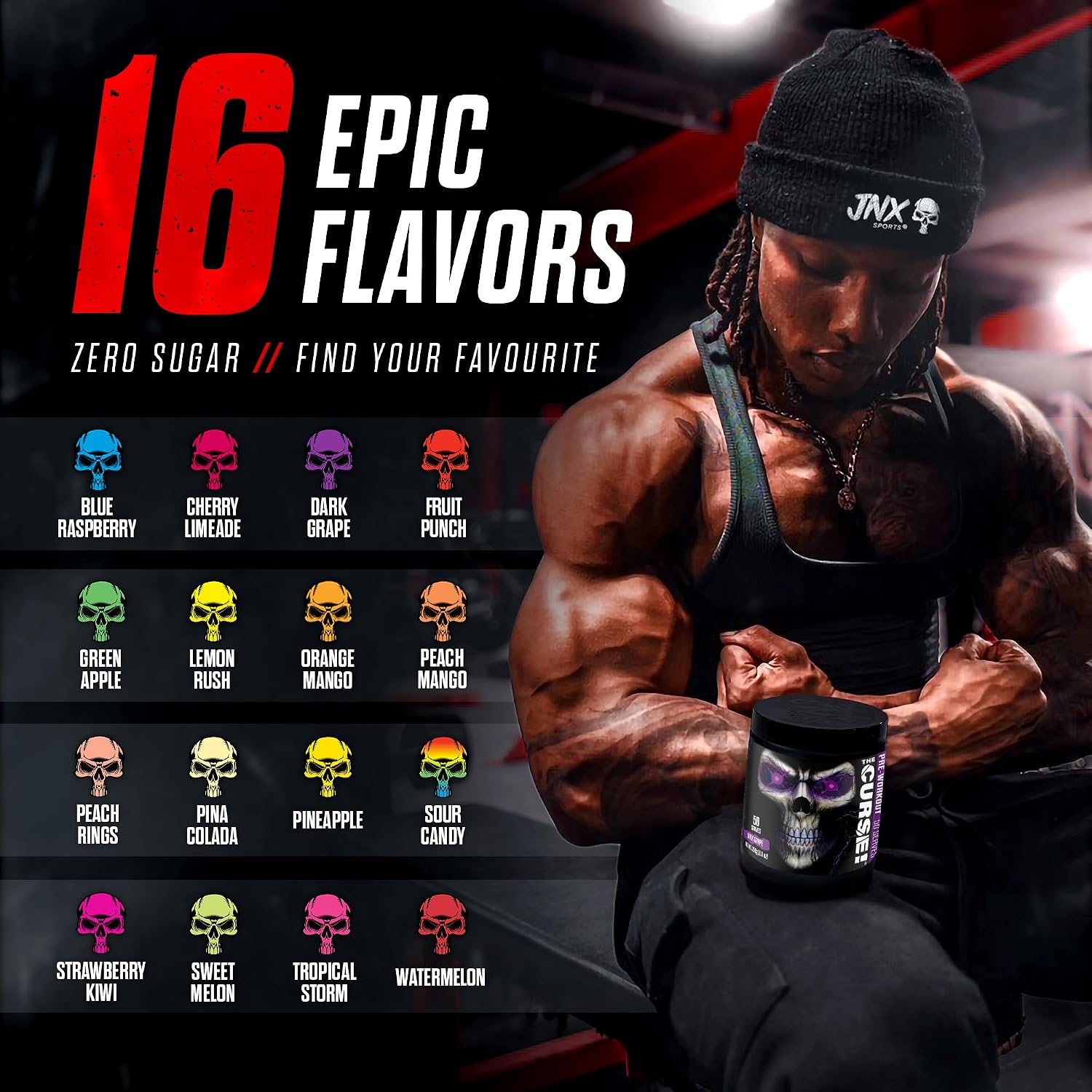 JNX The Curse! Pre Workout Powder with C... 6 JNX The Curse! Pre Workout Powder with C... - Image 6