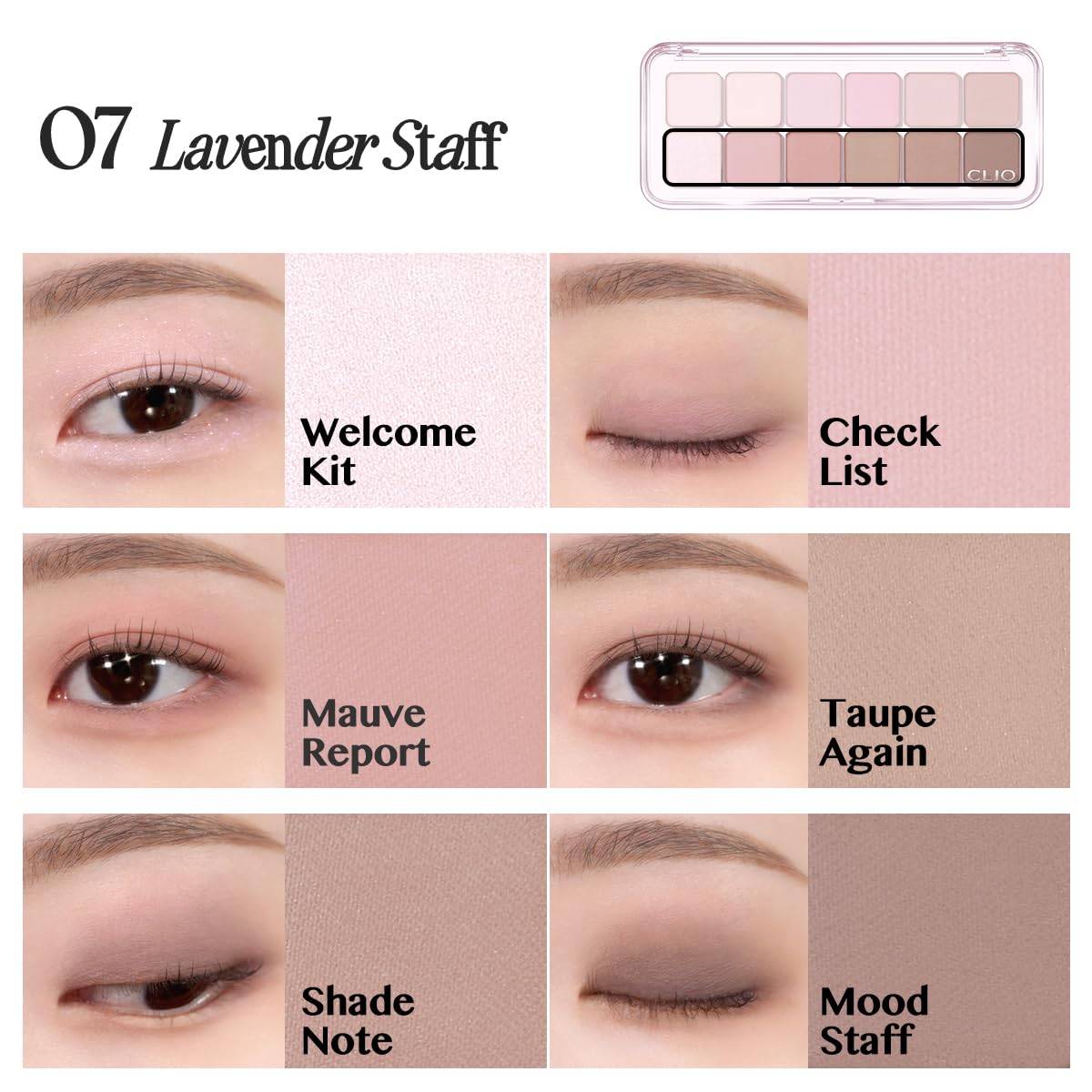 CLIO Pro Eye Palette Air, 12-Color Eye S... 6 CLIO Pro Eye Palette Air, 12-Color Eye S... - Image 6