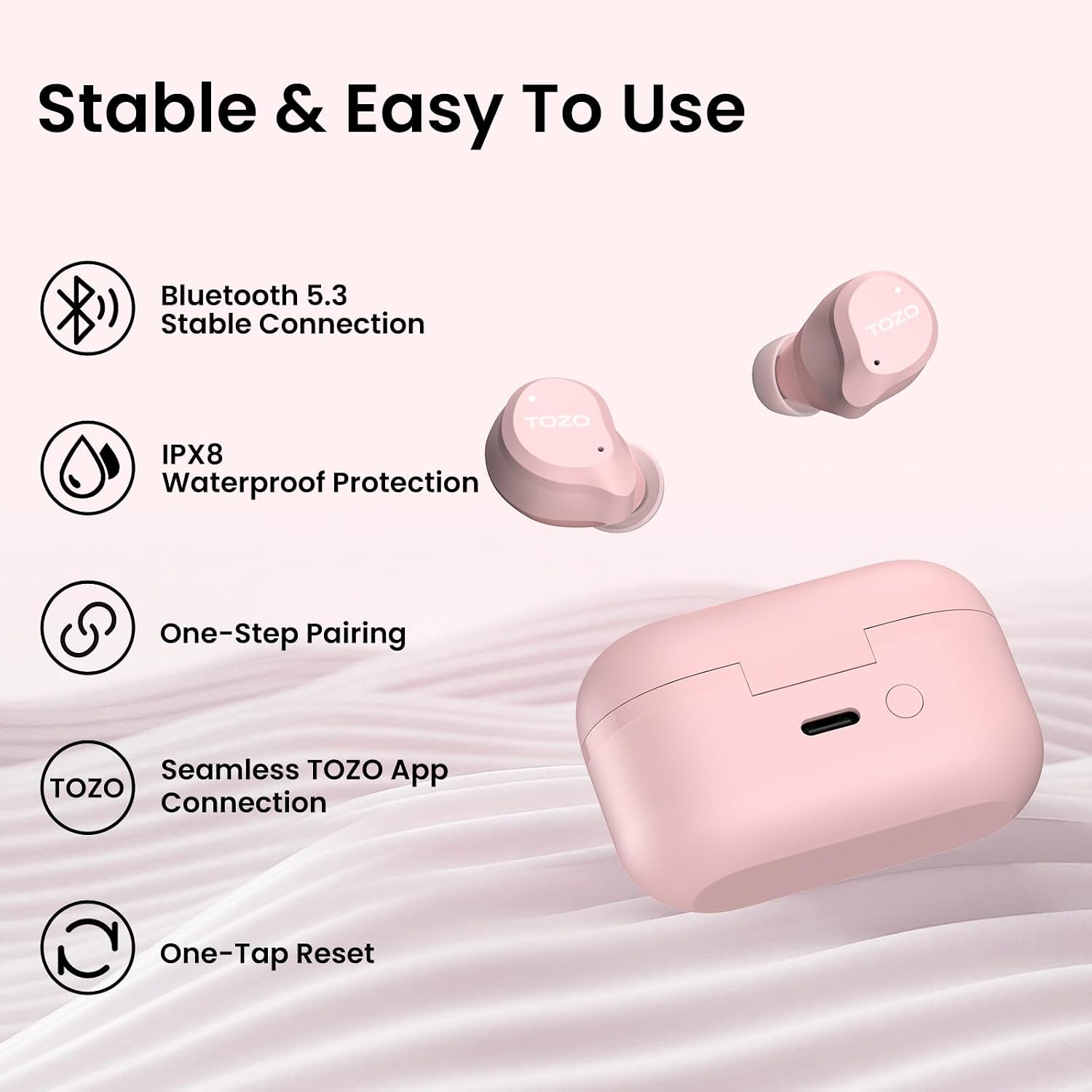 TOZO NC9 Hybrid Active Noise Cancelling ... 9 TOZO NC9 Hybrid Active Noise Cancelling ... - Image 9