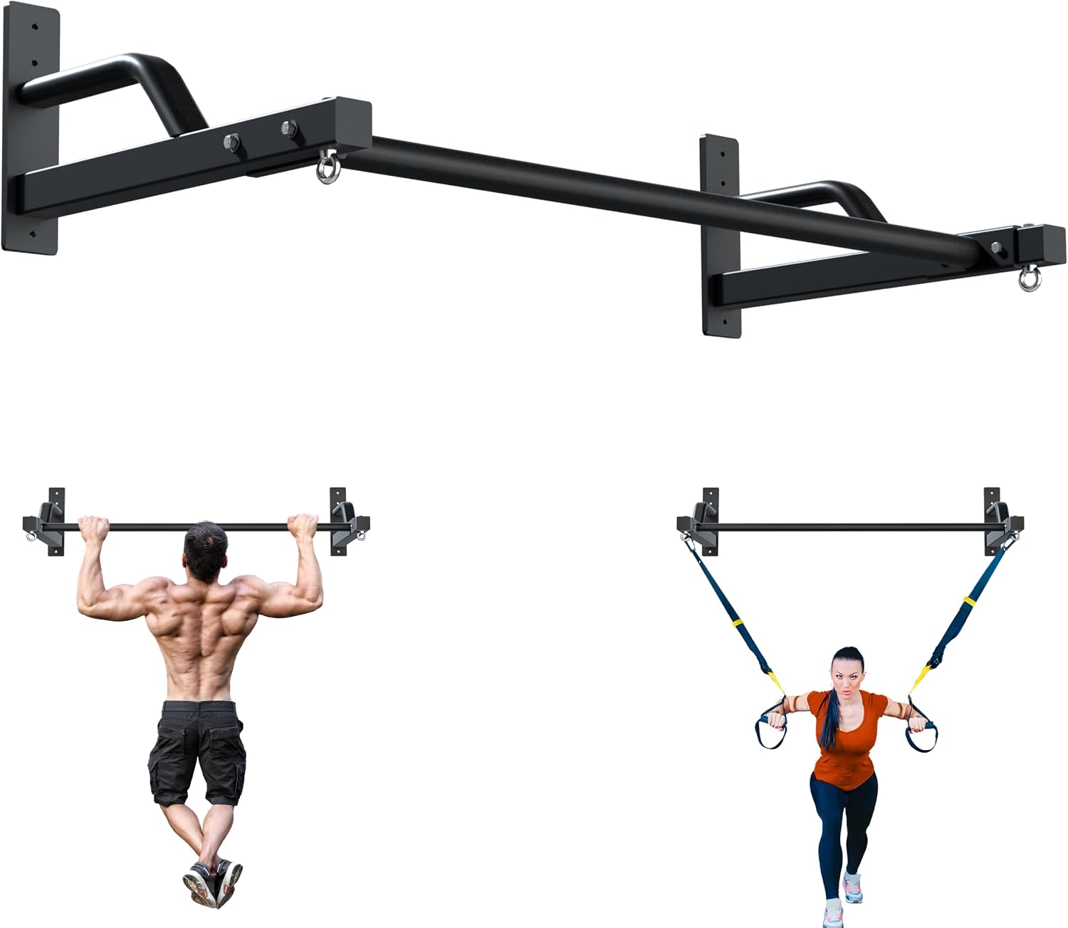 2026 Upgrade Pull Up Bar Wall Mounted - ... 2 2026 Upgrade Pull Up Bar Wall Mounted - ... - Image 2