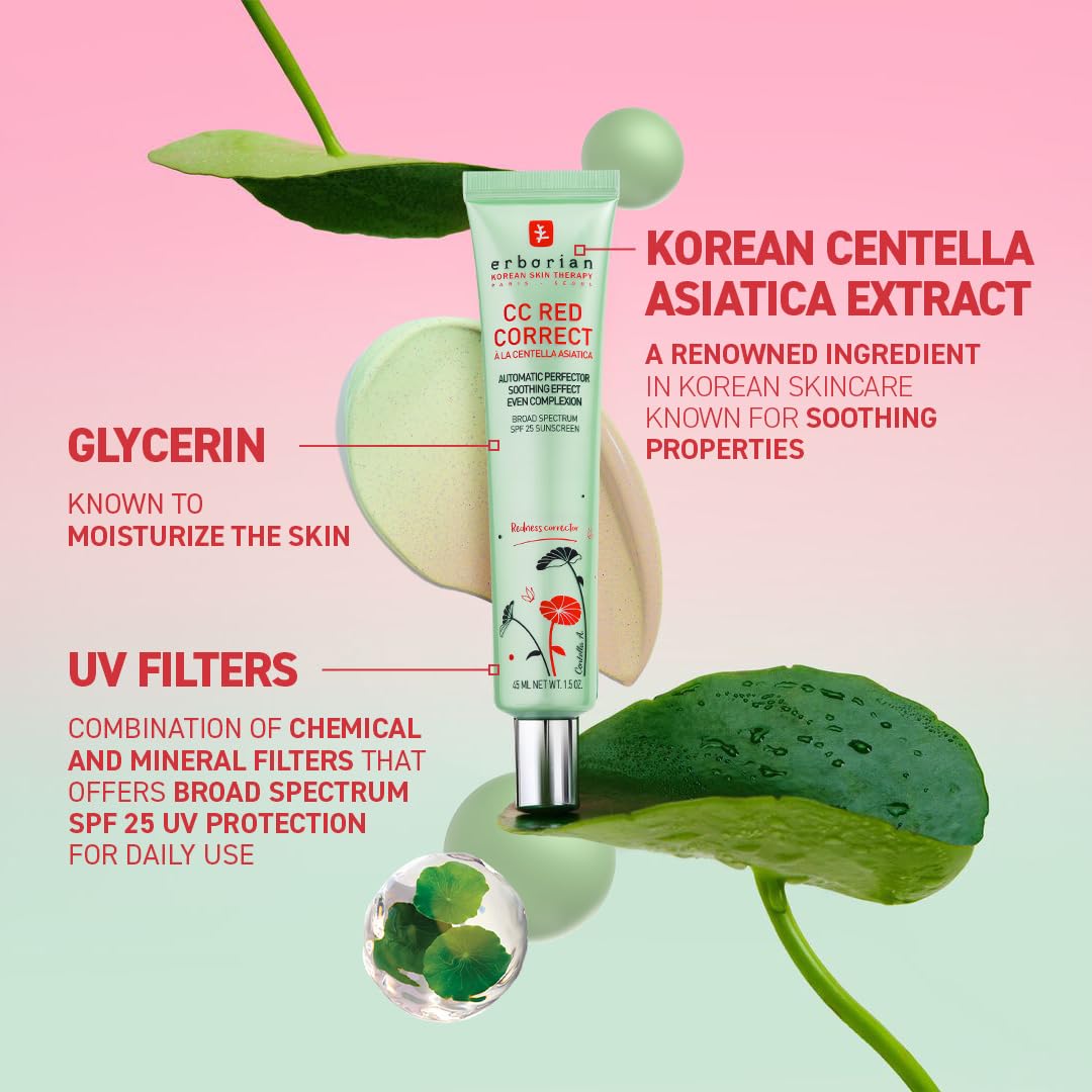Erborian CC Red Color-Correcting Cream w... 4 Erborian CC Red Color-Correcting Cream w... - Image 4