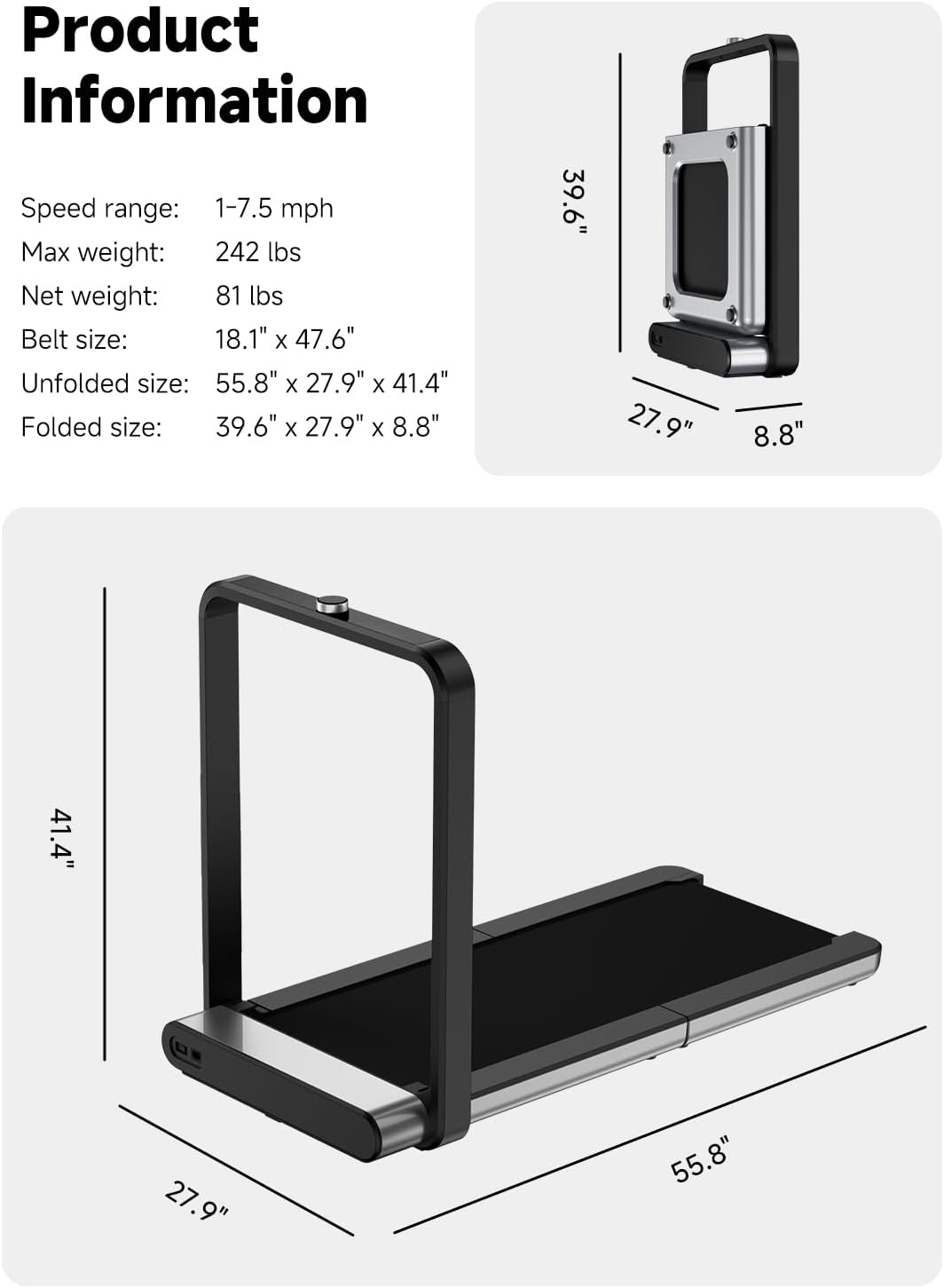 WalkingPad X Series Folding Treadmill, S... 6 WalkingPad X Series Folding Treadmill, S... - Image 6