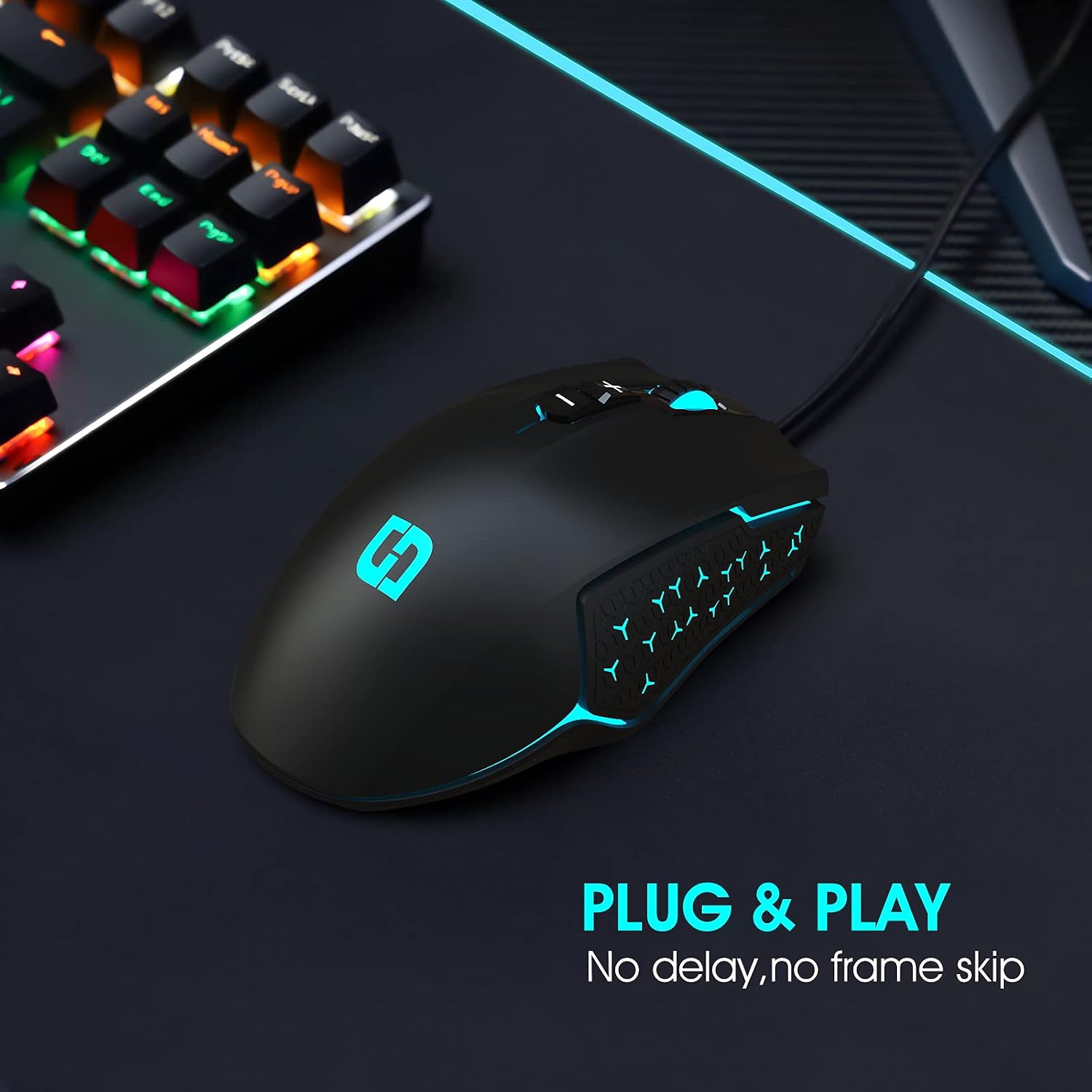 LeadsaiL Gaming Mouse Wired RGB PC Gamin... 8 LeadsaiL Gaming Mouse Wired RGB PC Gamin... - Image 8