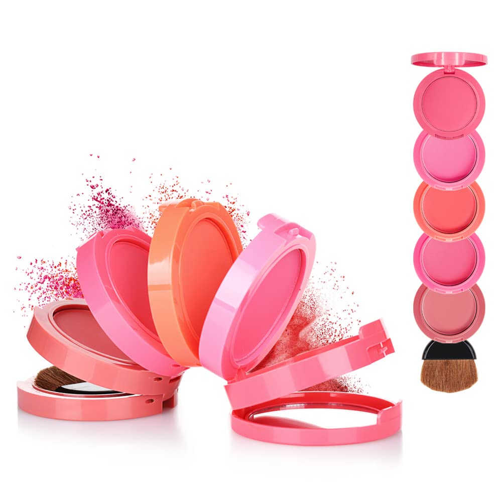 5 Colors Face Blusher Palette Waterproof... 3 5 Colors Face Blusher Palette Waterproof... - Image 3