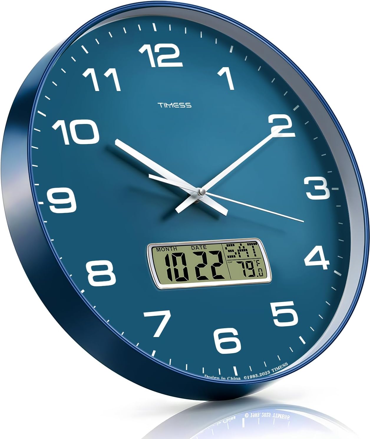 TIMESS 12-Inch Non-Ticking Analog Wall C... 5 TIMESS 12-Inch Non-Ticking Analog Wall C... - Image 5