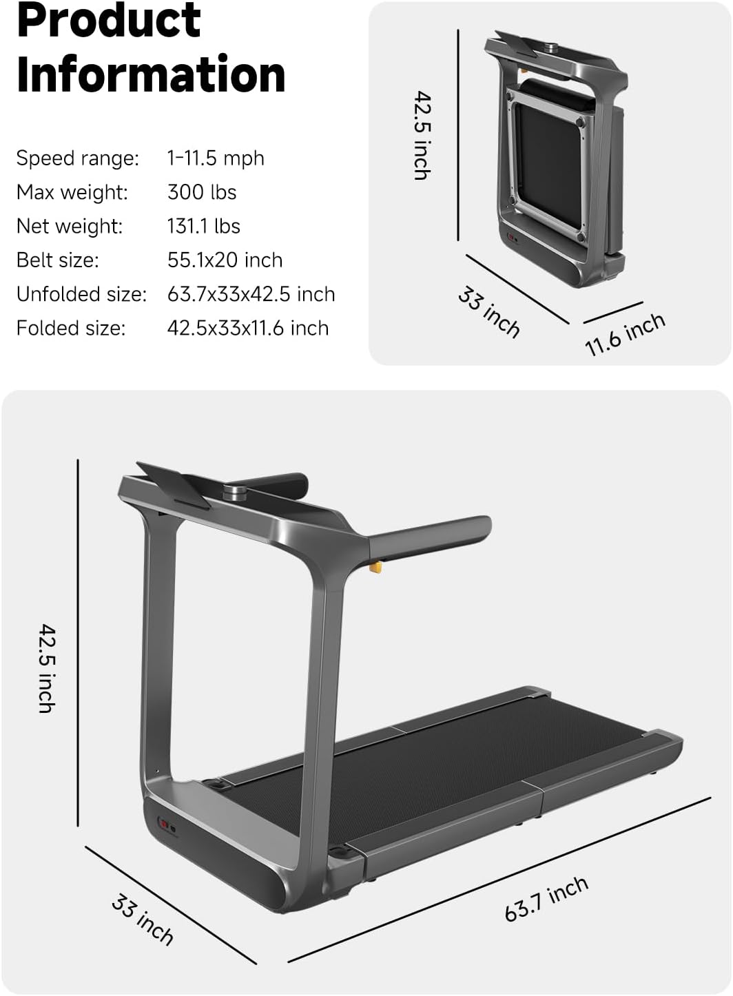 WalkingPad X Series Folding Treadmill, S... 6 WalkingPad X Series Folding Treadmill, S... - Image 6