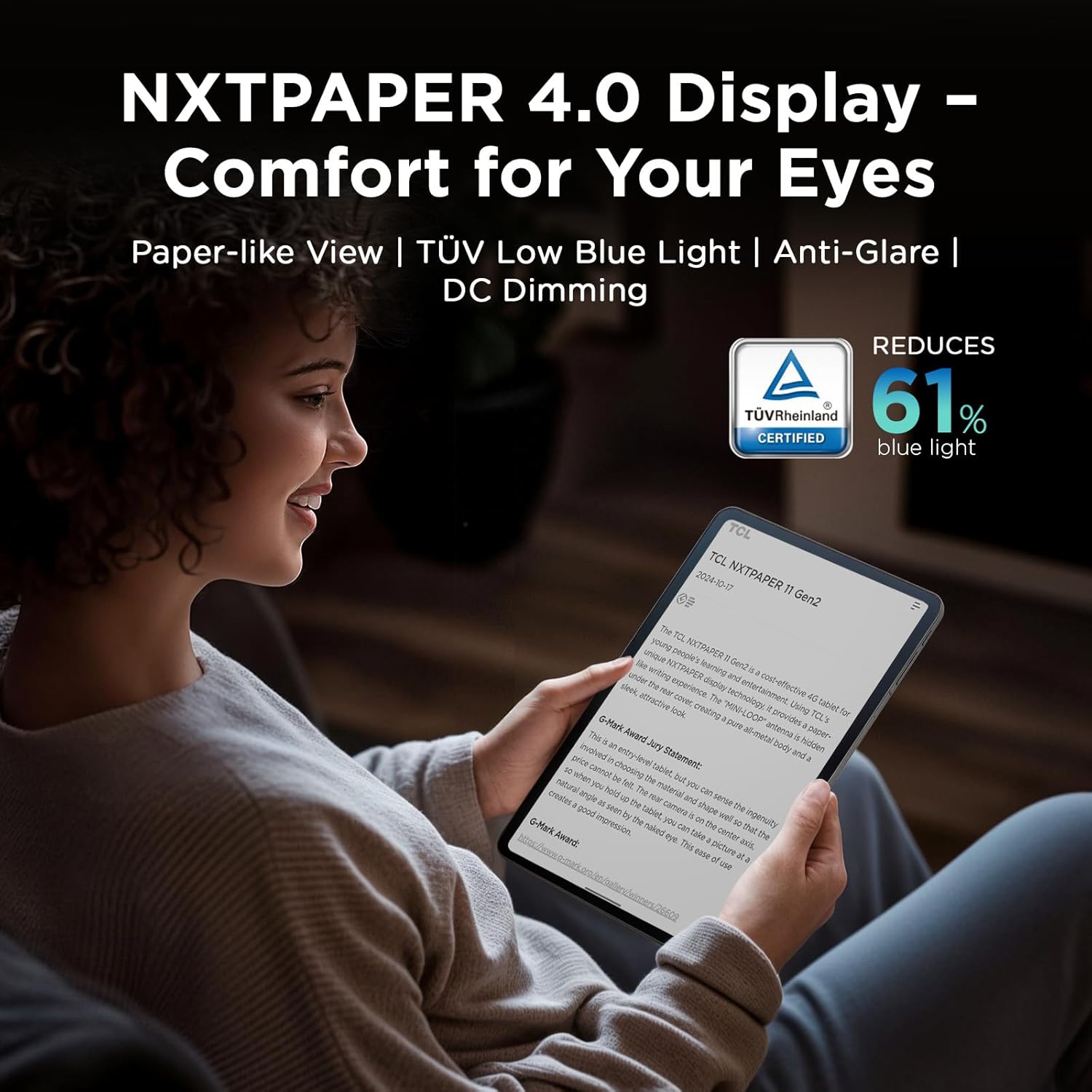TCL NXTPAPER 11 Gen 2 Android Tablet, 11... 4 TCL NXTPAPER 11 Gen 2 Android Tablet, 11... - Image 4