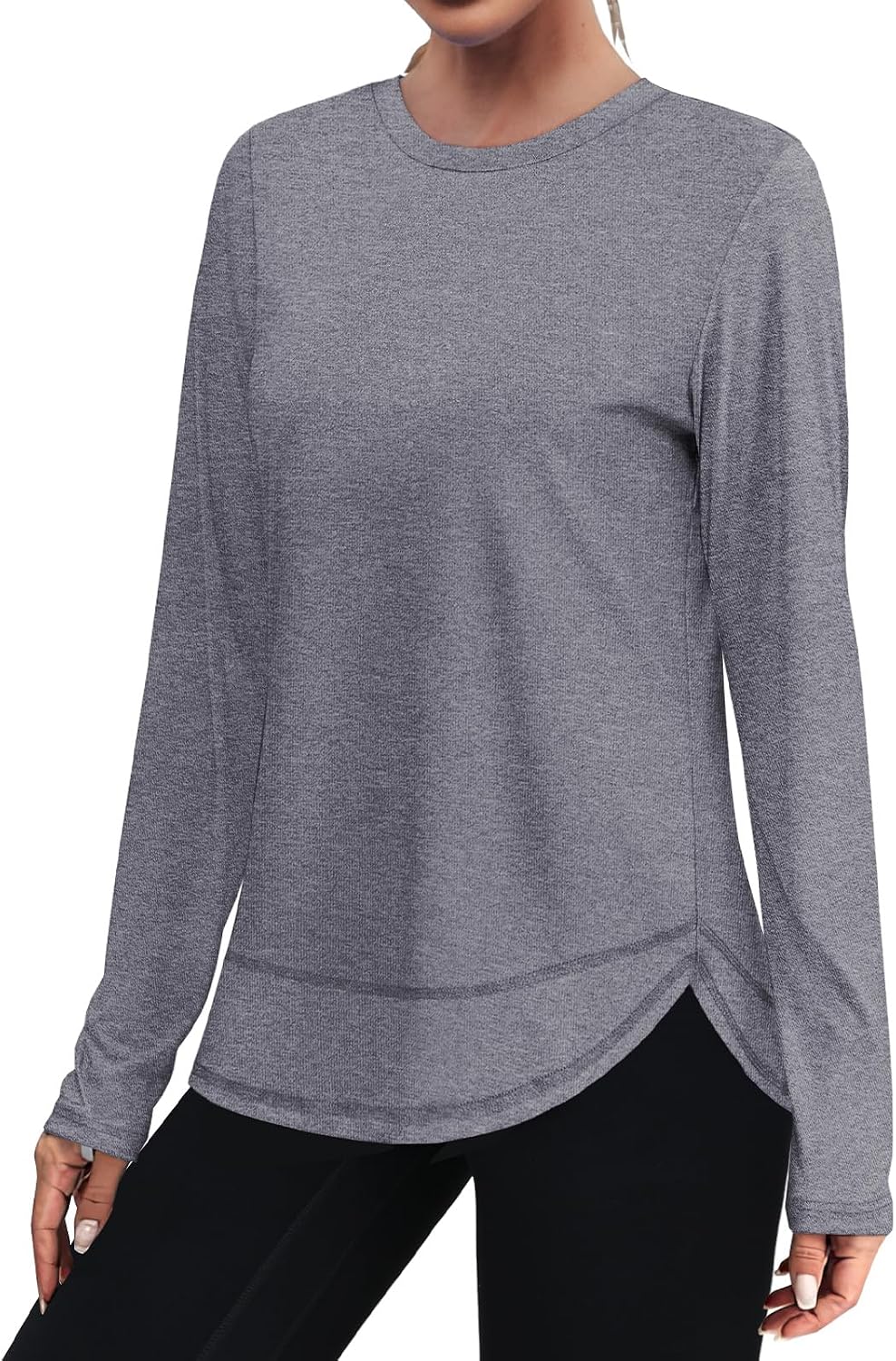 XIEERDUO Women's Workout Tops Long Sleev... 2 XIEERDUO Women's Workout Tops Long Sleev... - Image 2