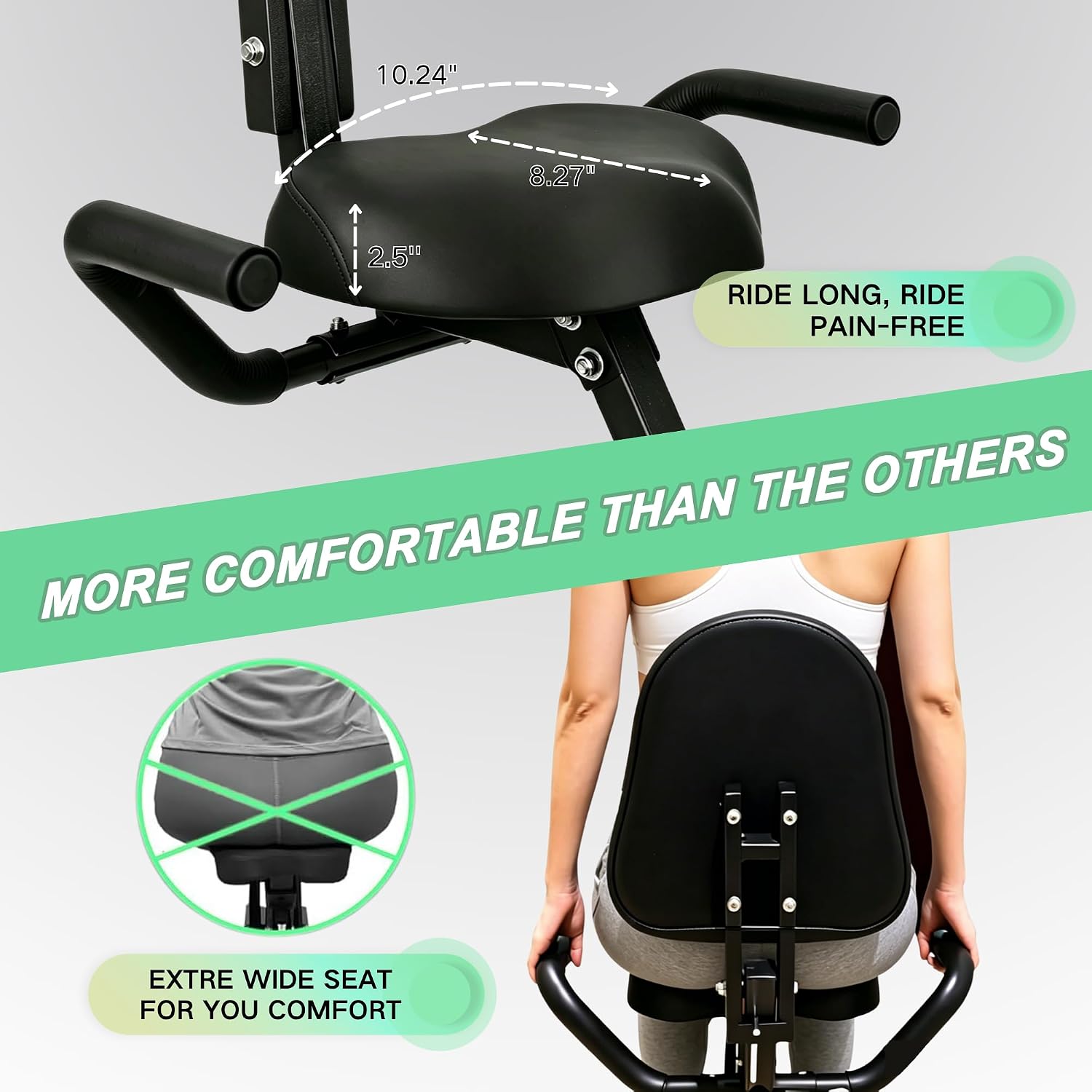 BARWING Stationary Exercise Bike for Hom... 3 BARWING Stationary Exercise Bike for Hom... - Image 3