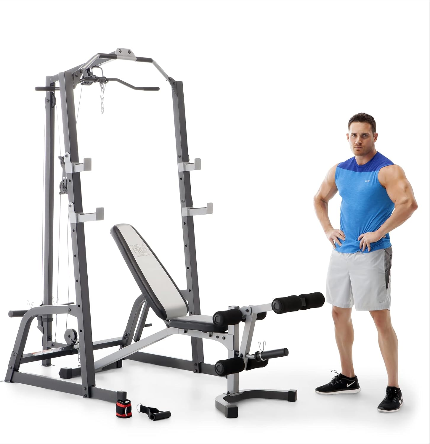 Marcy Pro Deluxe Cage System with Weight... 2 Marcy Pro Deluxe Cage System with Weight... - Image 2
