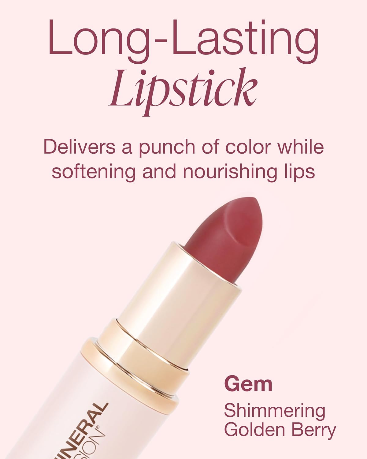 Mineral Fusion Gem Lip Stick, 0.137 oz (... 3 Mineral Fusion Gem Lip Stick, 0.137 oz (... - Image 3