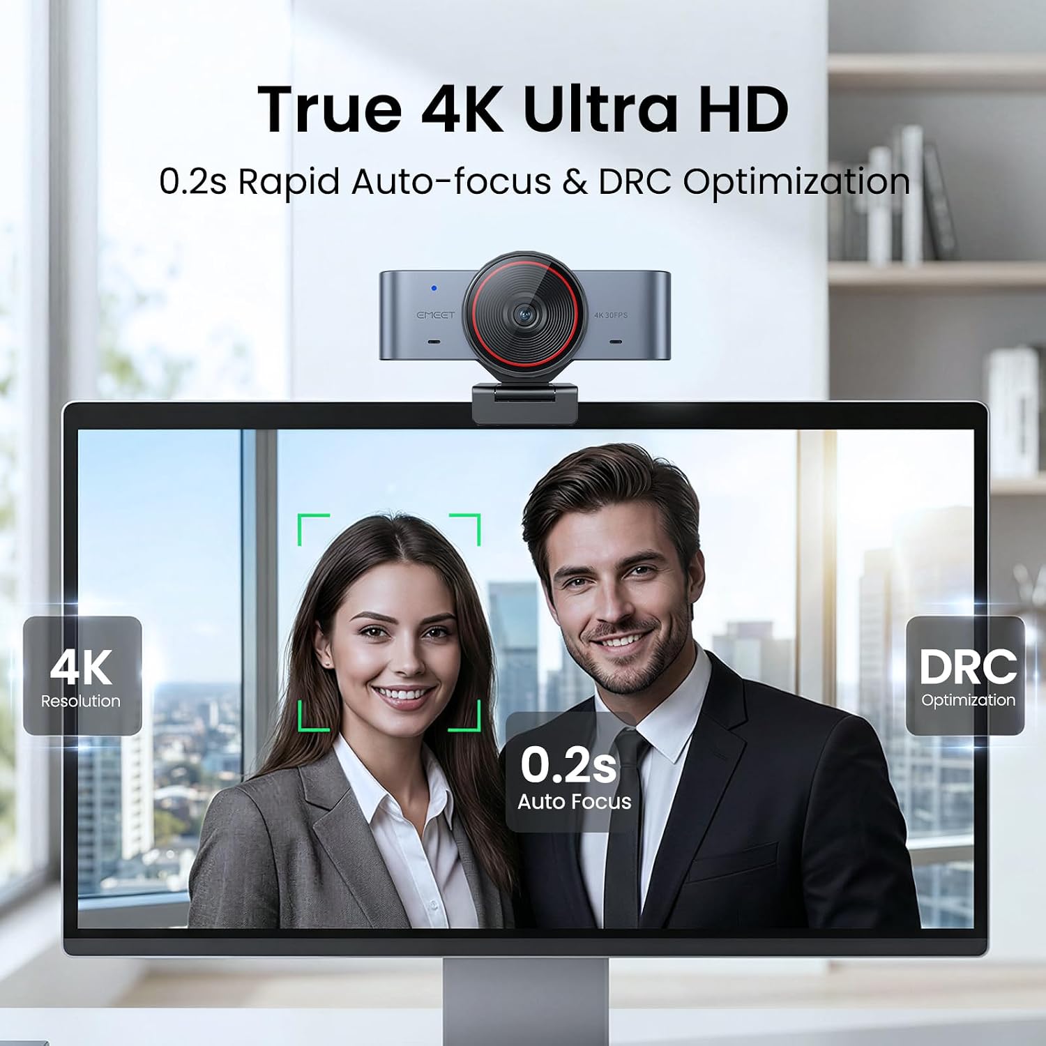 EMEET C960 Ultra 4K Webcam for Mac & PC,... 3 EMEET C960 Ultra 4K Webcam for Mac & PC,... - Image 3