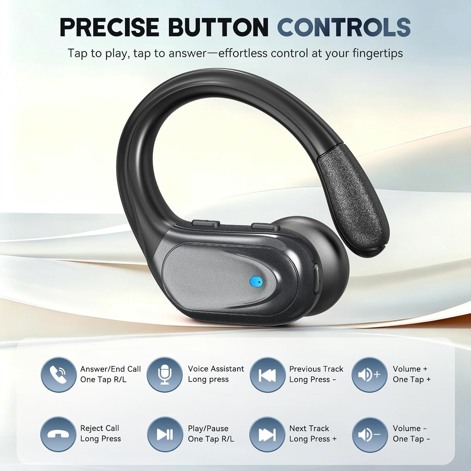 HAOYUYAN Wireless Earbuds, Sports Blueto... 6 HAOYUYAN Wireless Earbuds, Sports Blueto... - Image 6