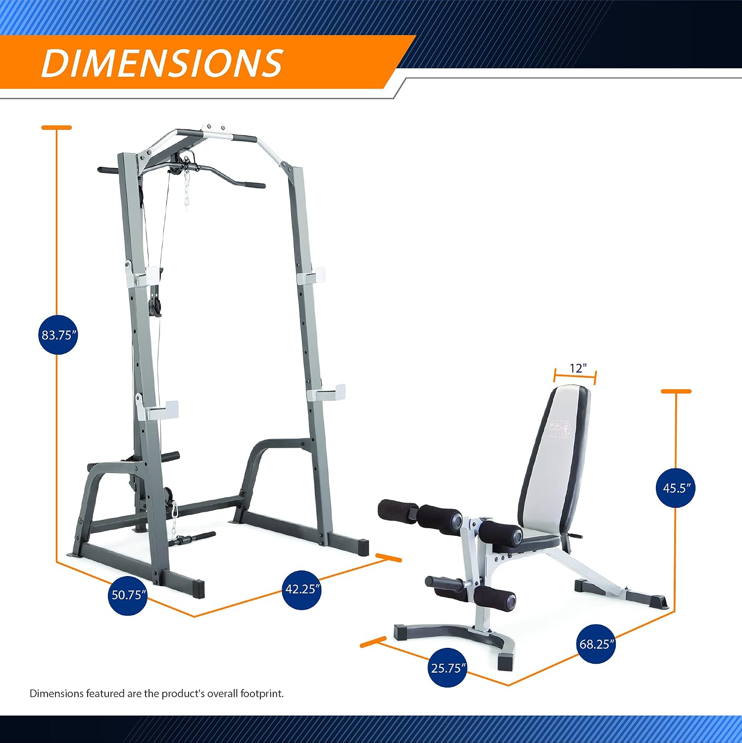 Marcy Pro Deluxe Cage System with Weight... 3 Marcy Pro Deluxe Cage System with Weight... - Image 3