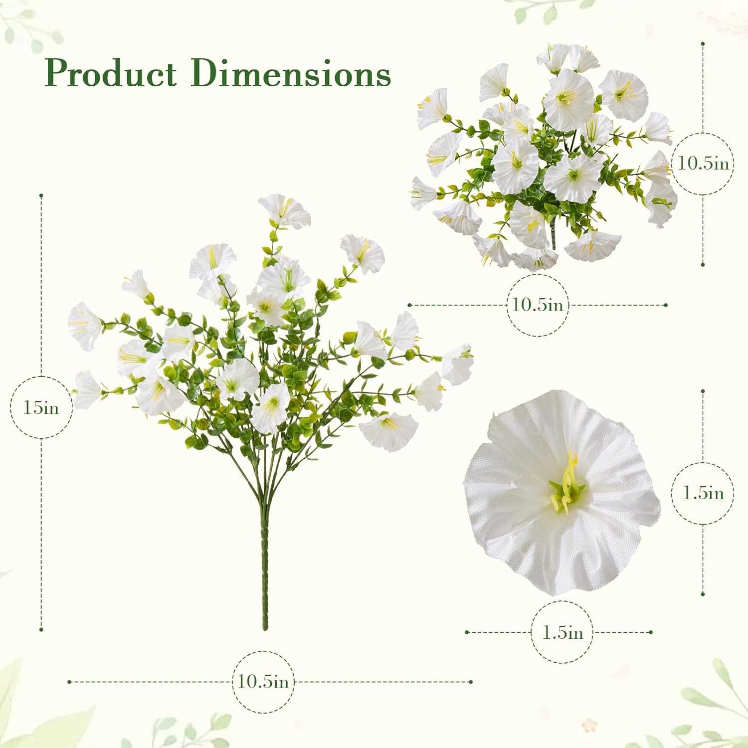 Artificial Flowers for Outdoors, 12 Bund... 2 Artificial Flowers for Outdoors, 12 Bund... - Image 2