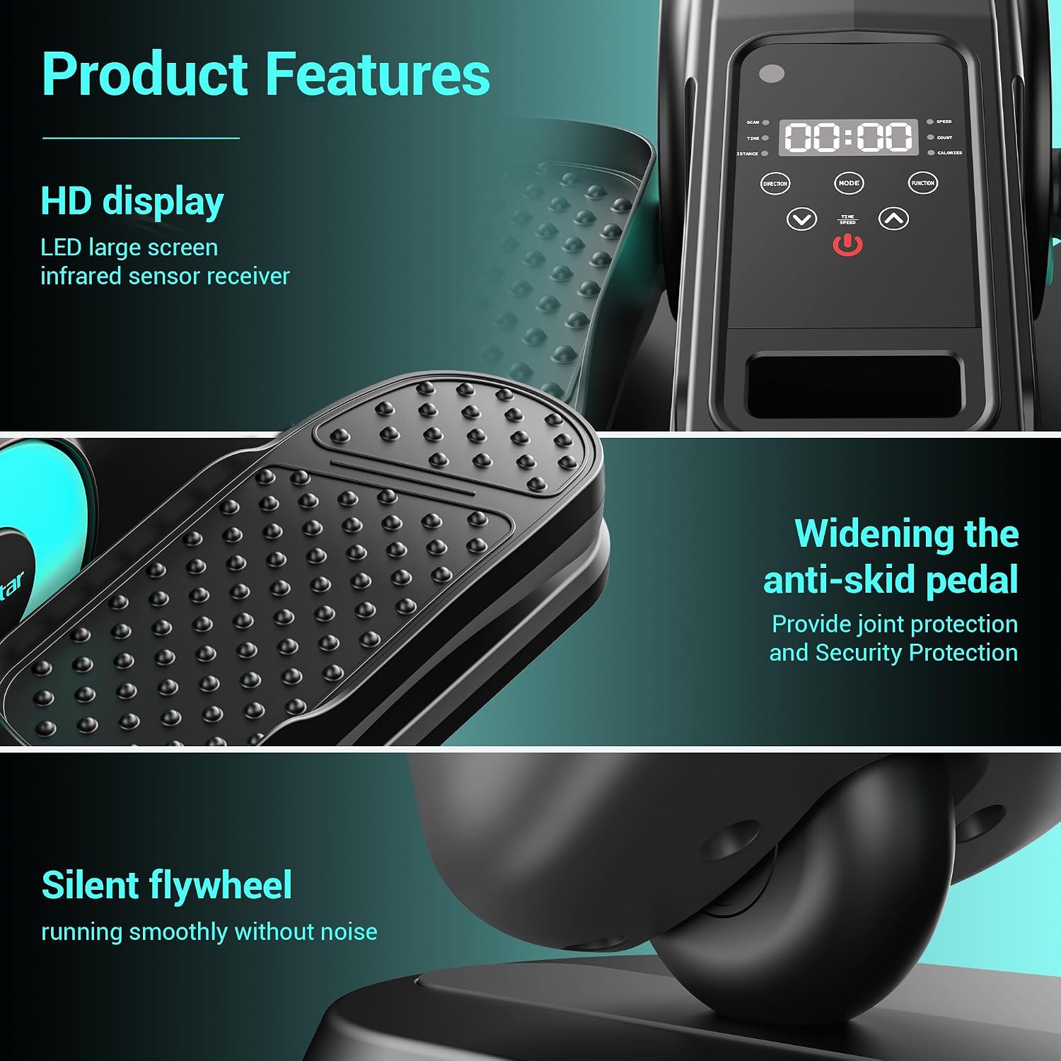 Under Desk Elliptical Machine - Electric... 5 Under Desk Elliptical Machine - Electric... - Image 5