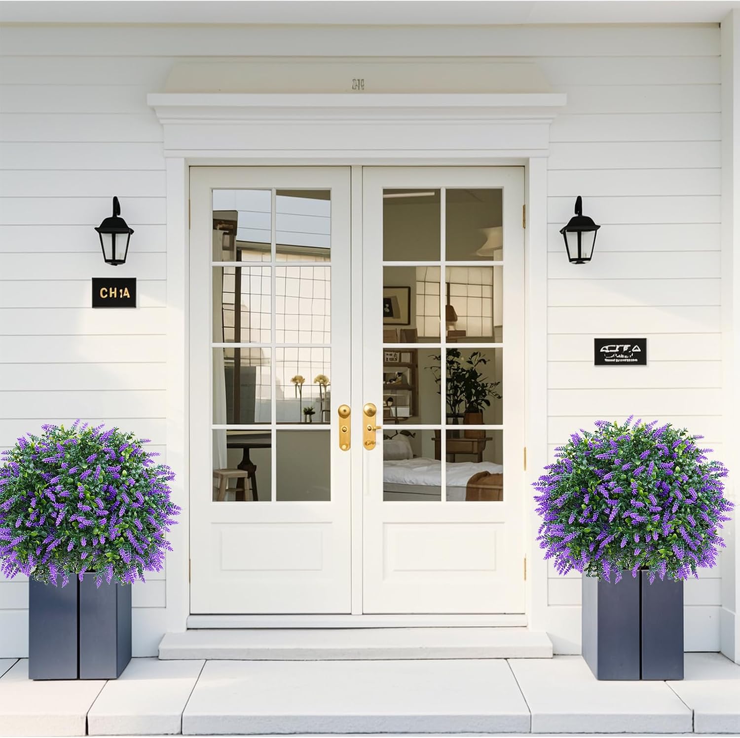 Artificial Boxwood Topiary Ball Lavender... 5 Artificial Boxwood Topiary Ball Lavender... - Image 5