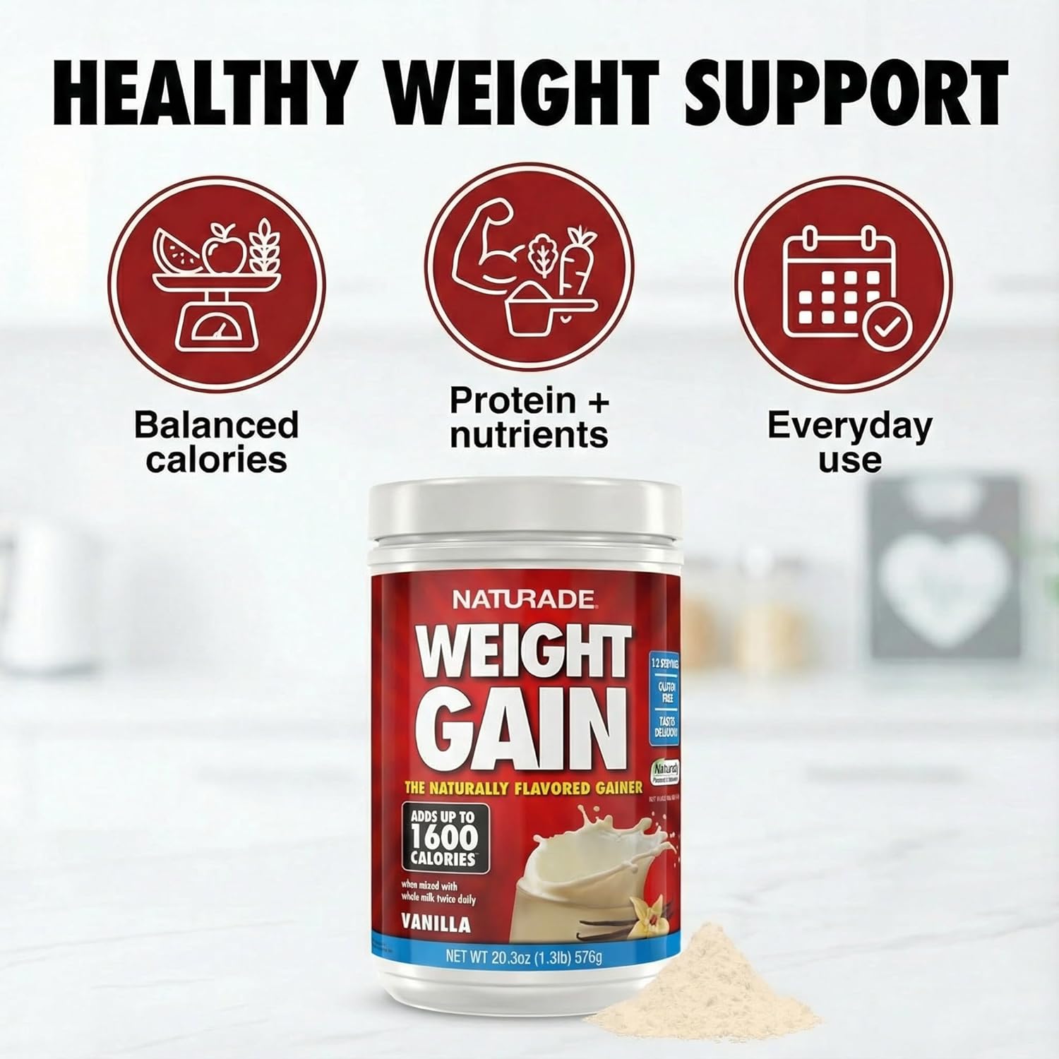 Naturade Weight Gain Nutrition Drink Mix... 4 Naturade Weight Gain Nutrition Drink Mix... - Image 4