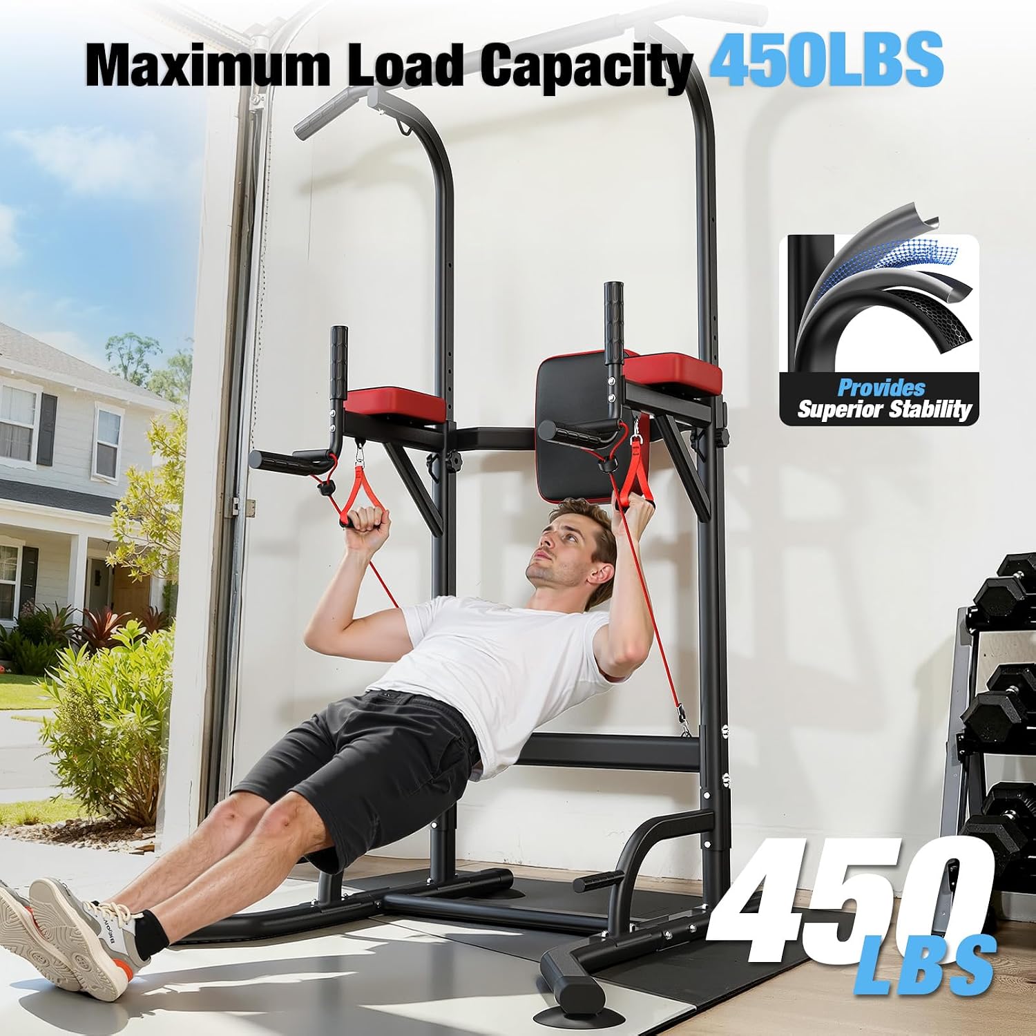 Pull Up Bar Free Standing for Multi-Func... 4 Pull Up Bar Free Standing for Multi-Func... - Image 4