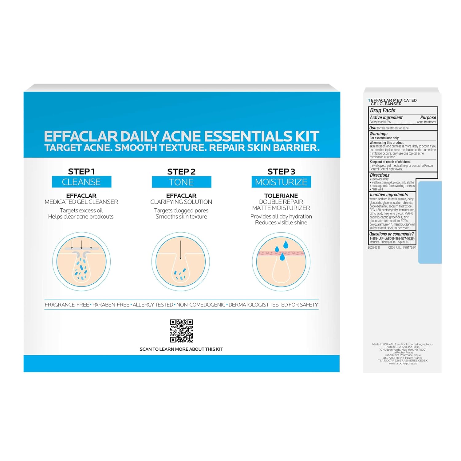 La Roche-Posay Effaclar Daily Acne Kit w... 13 La Roche-Posay Effaclar Daily Acne Kit w... - Image 13