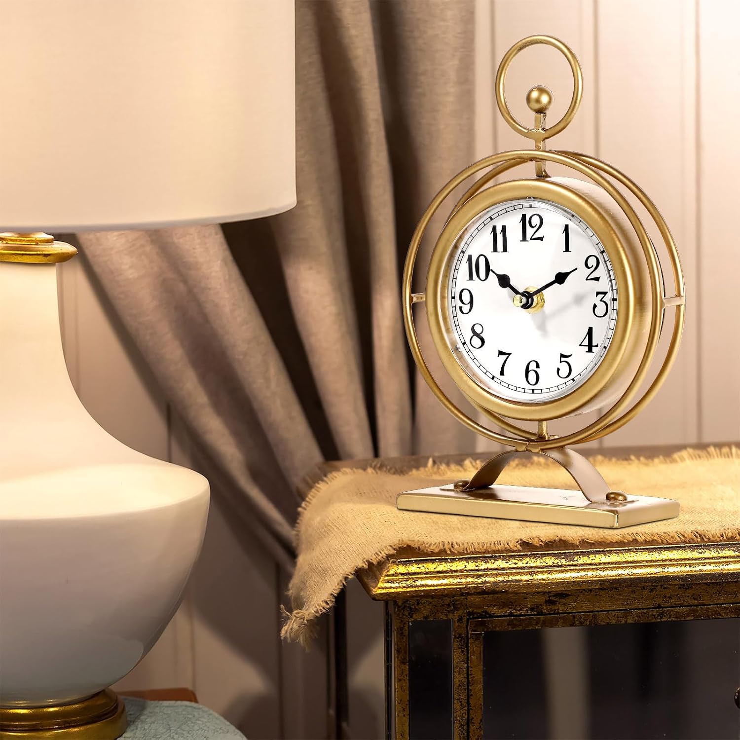 Vintage Table Clock on Stand, Decorative... 5 Vintage Table Clock on Stand, Decorative... - Image 5