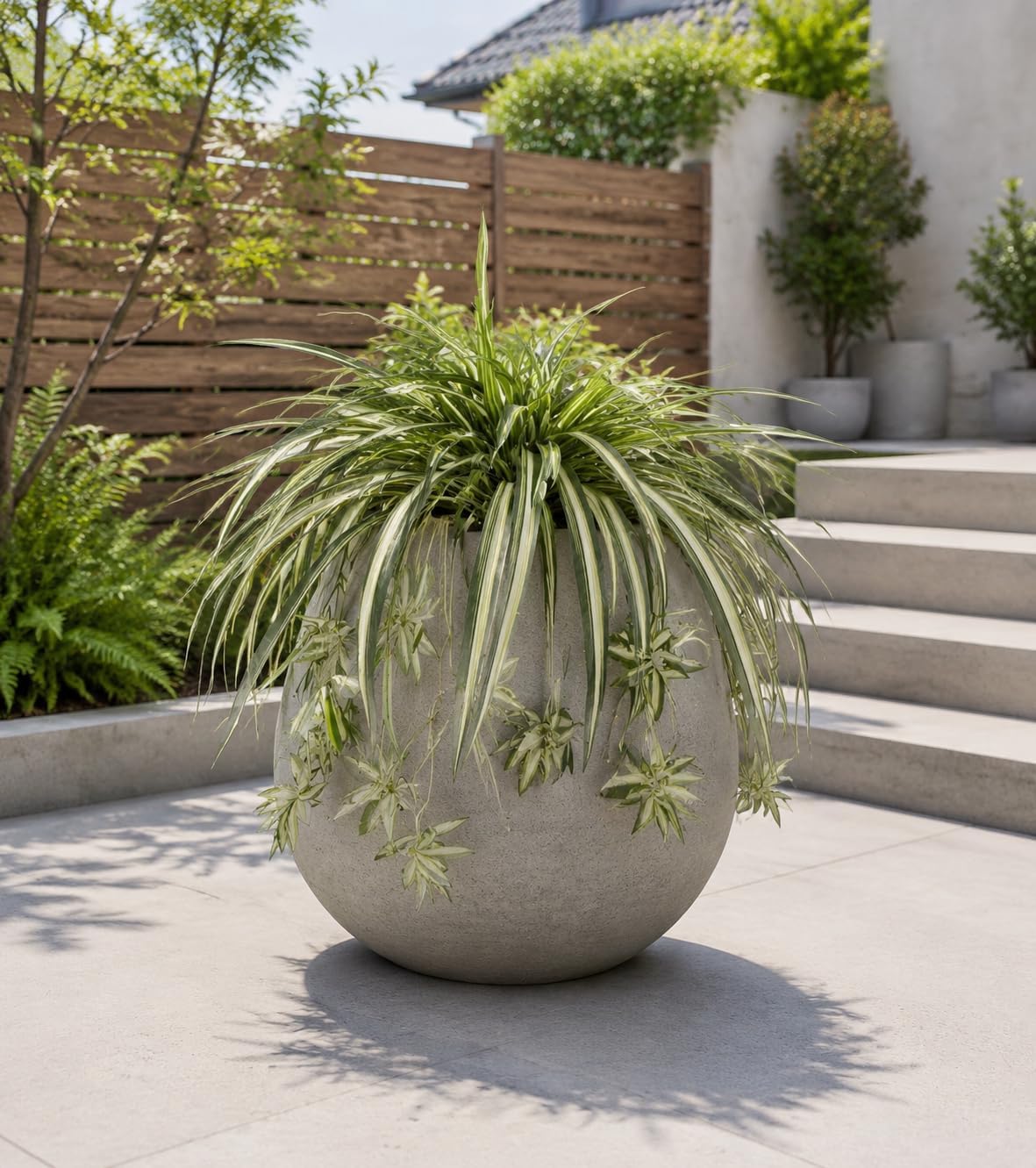 Sousi Artificial Spider Plant Silk Faux ... 7 Sousi Artificial Spider Plant Silk Faux ... - Image 7